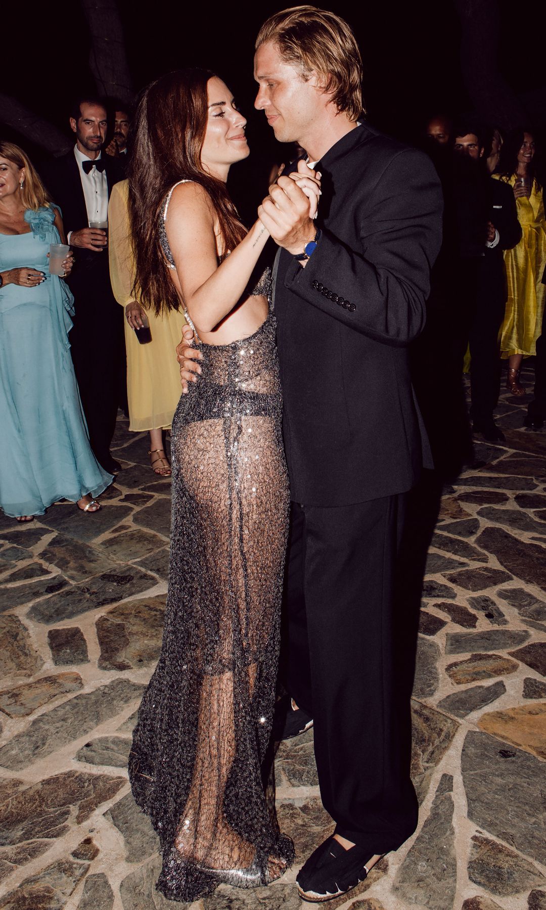 Gala, bailando con su ya marido