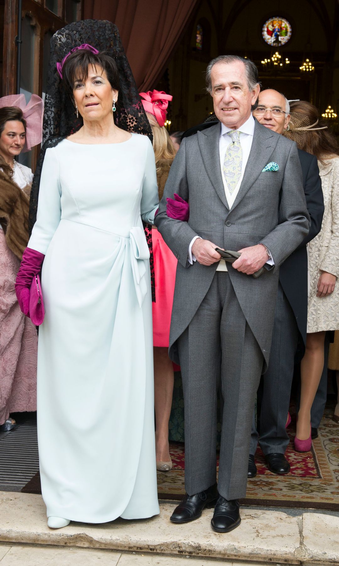 El psiquiatra Enrique Rojas durante la boda de Marian Rojas Estapé y Jesús Martínez-Cortés Gimeno. 01/03/2014. Madrid