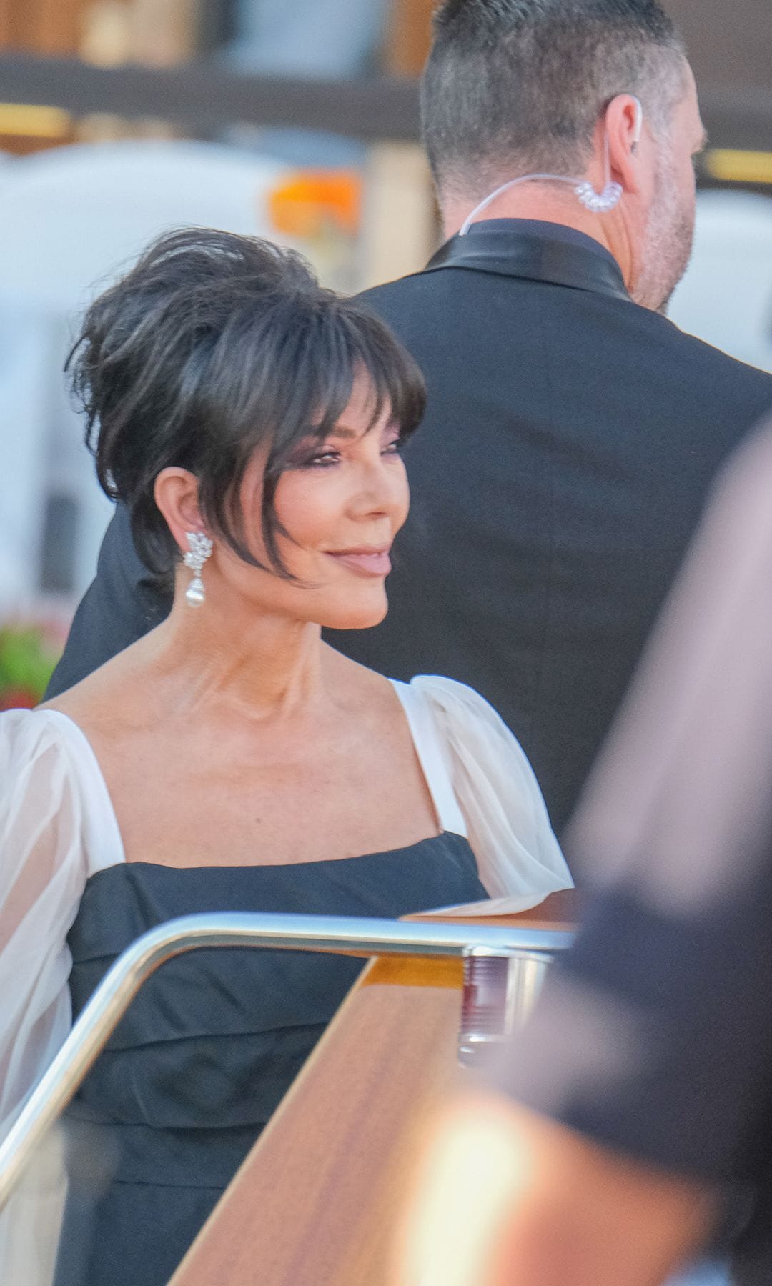 Kris Jenner en la boda de Jeff Bezos