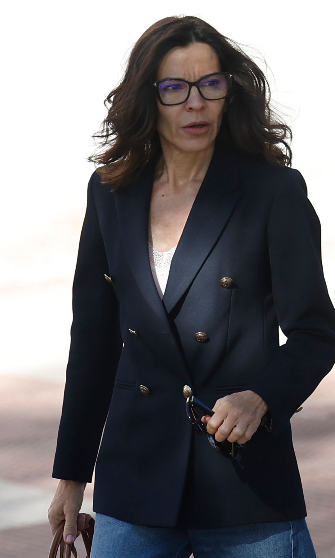 Silvia Bronchalo a su llegada a los juzgados de Alcobendas
