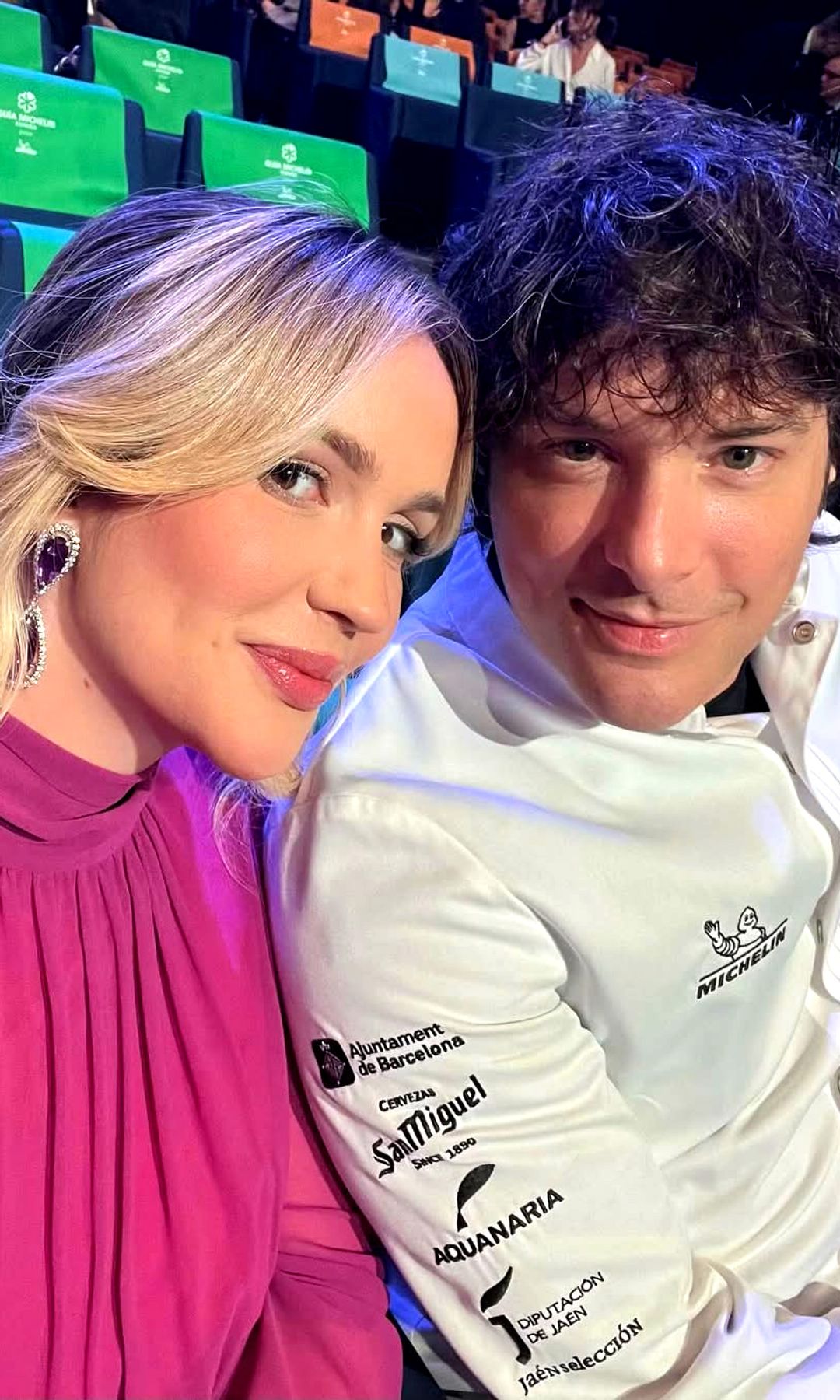 Jordi Cruz y Rebecca Lima, en una imagen compartida en sus redes sociales