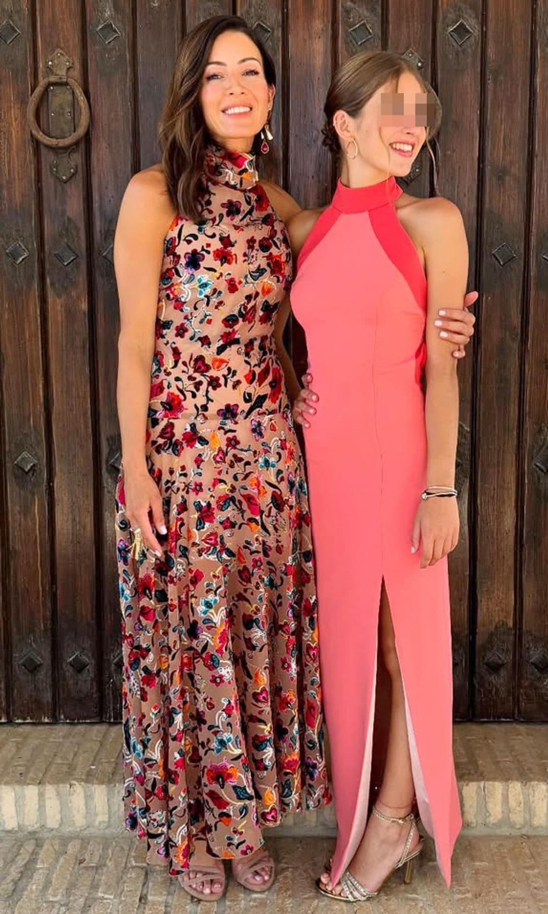 Virginia Troconis en la graduación de su hija Triana