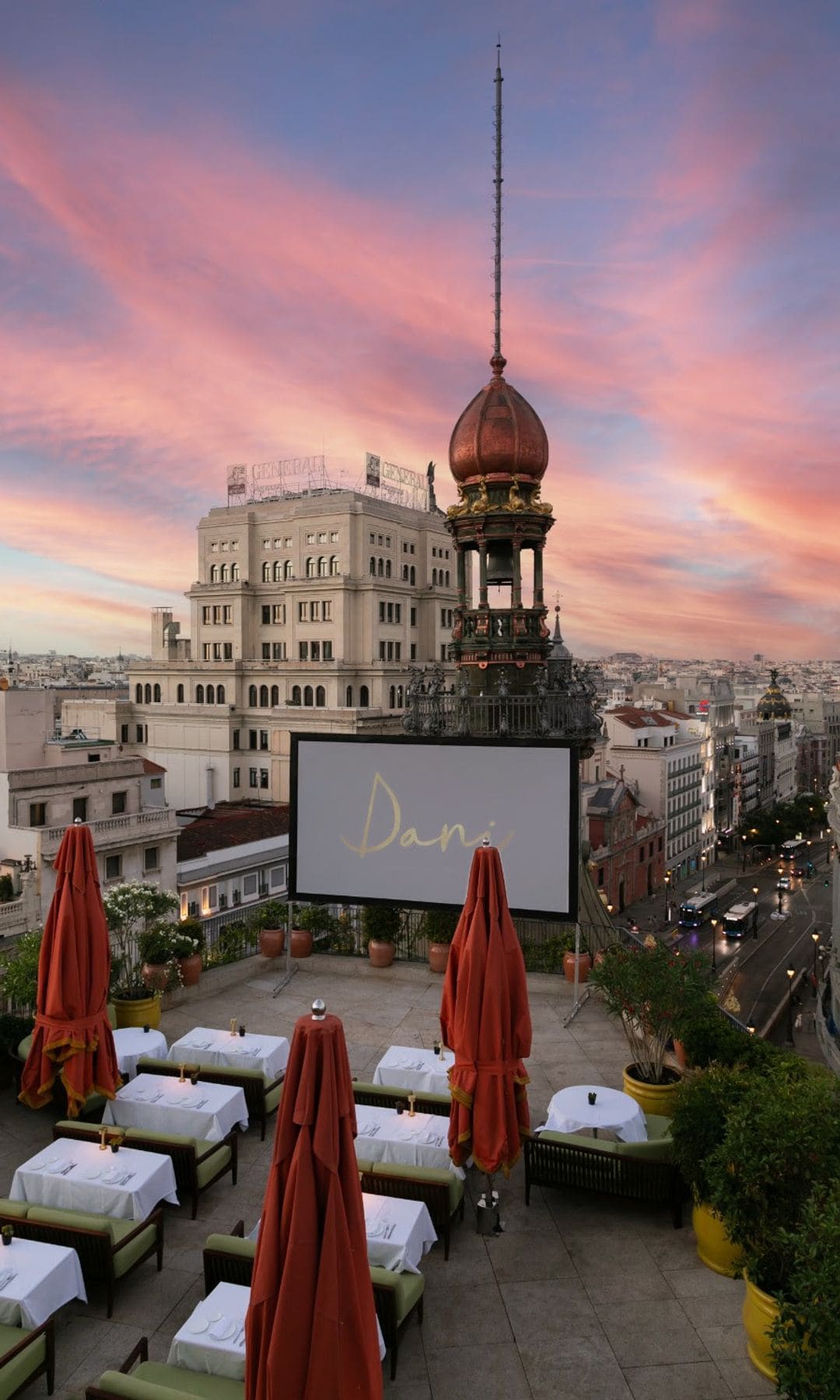 El cine de verano de Dani Brasserie Four Seasons Madrid