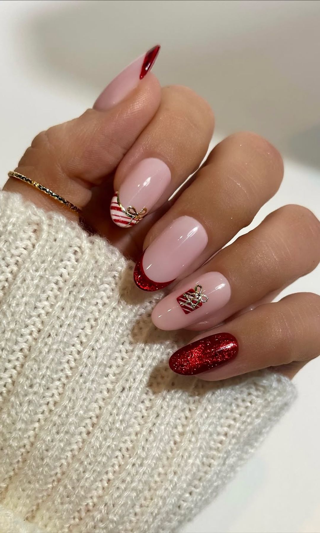 Uñas de Navidad