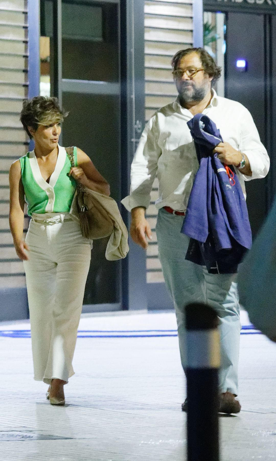 Sonsoles Ónega y su novio Juan el 16 de junio de 2023 en Madrid