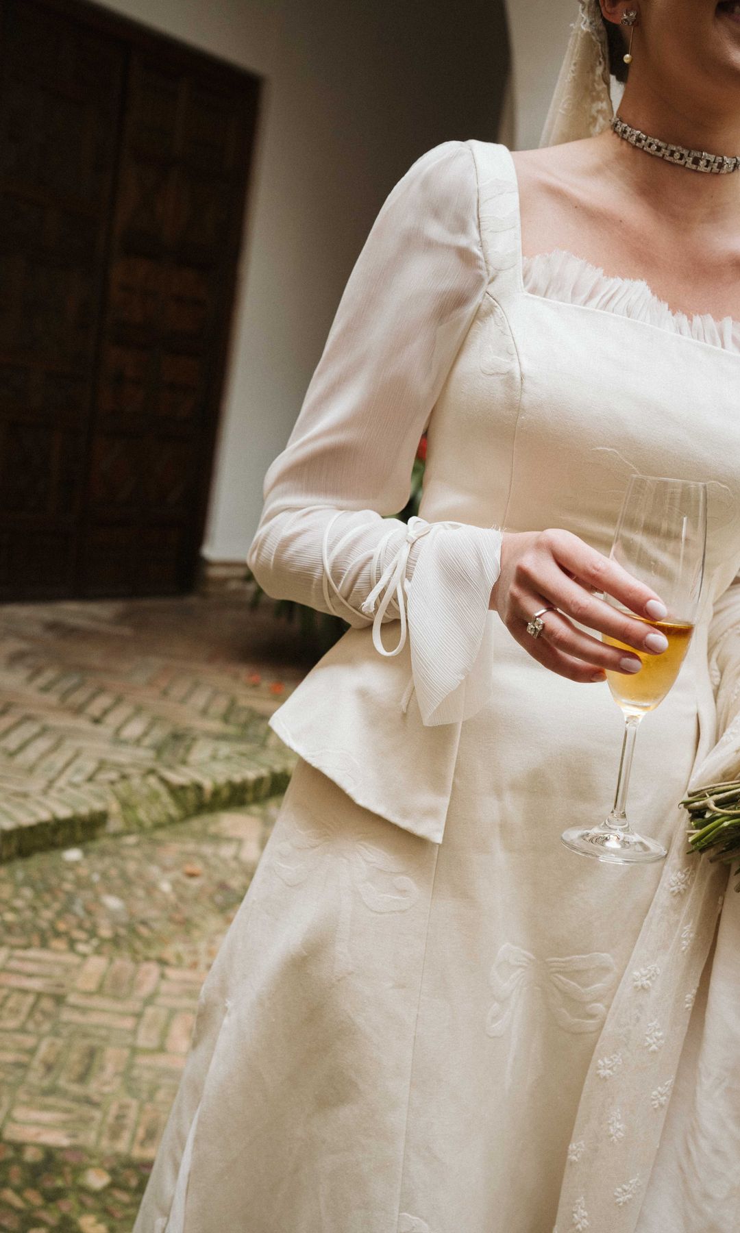 Vestido de novia Belén Miranda detalles
