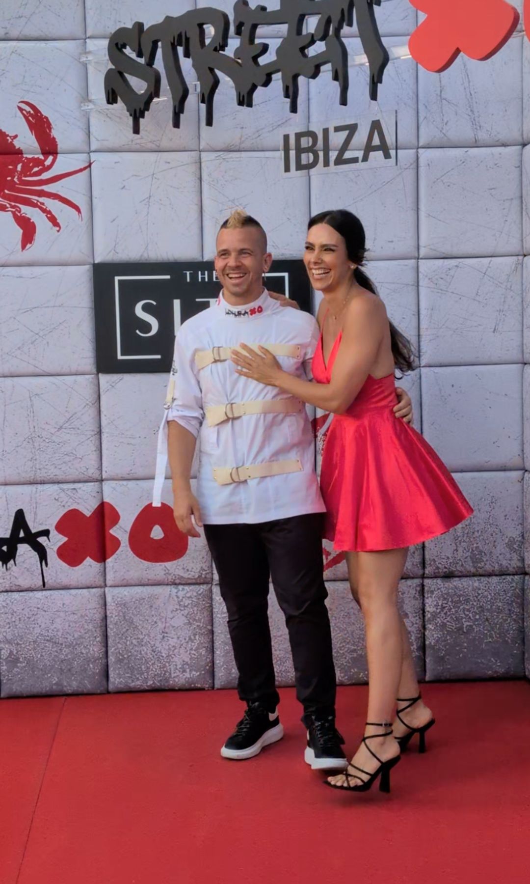 Dabiz Muñoz y Cristina Pedroche en la inauguración de StreeXO Ibiza