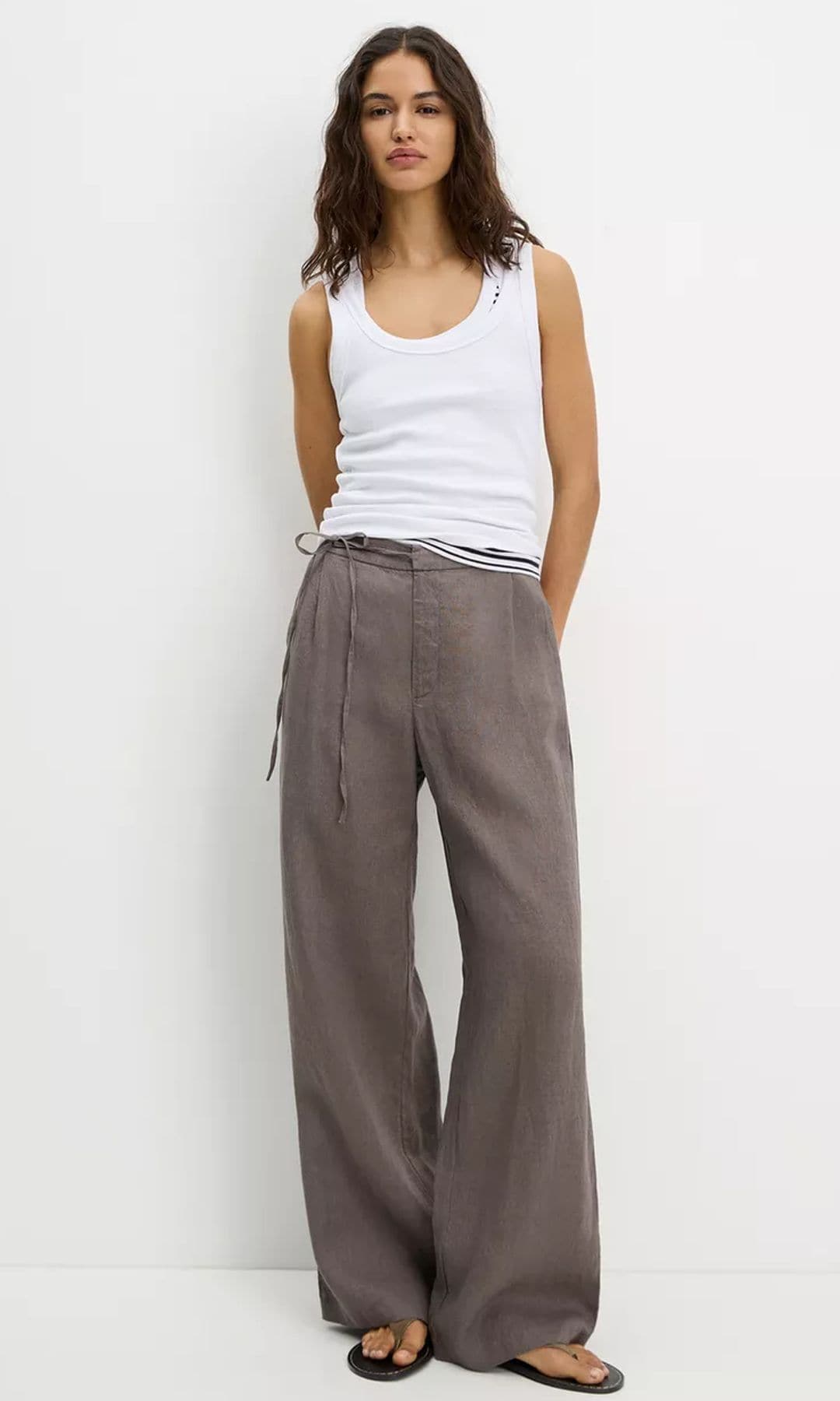 Pantalones de lino