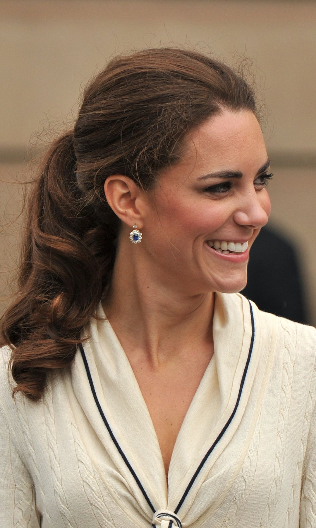 Kate Middleton con coleta en 2014