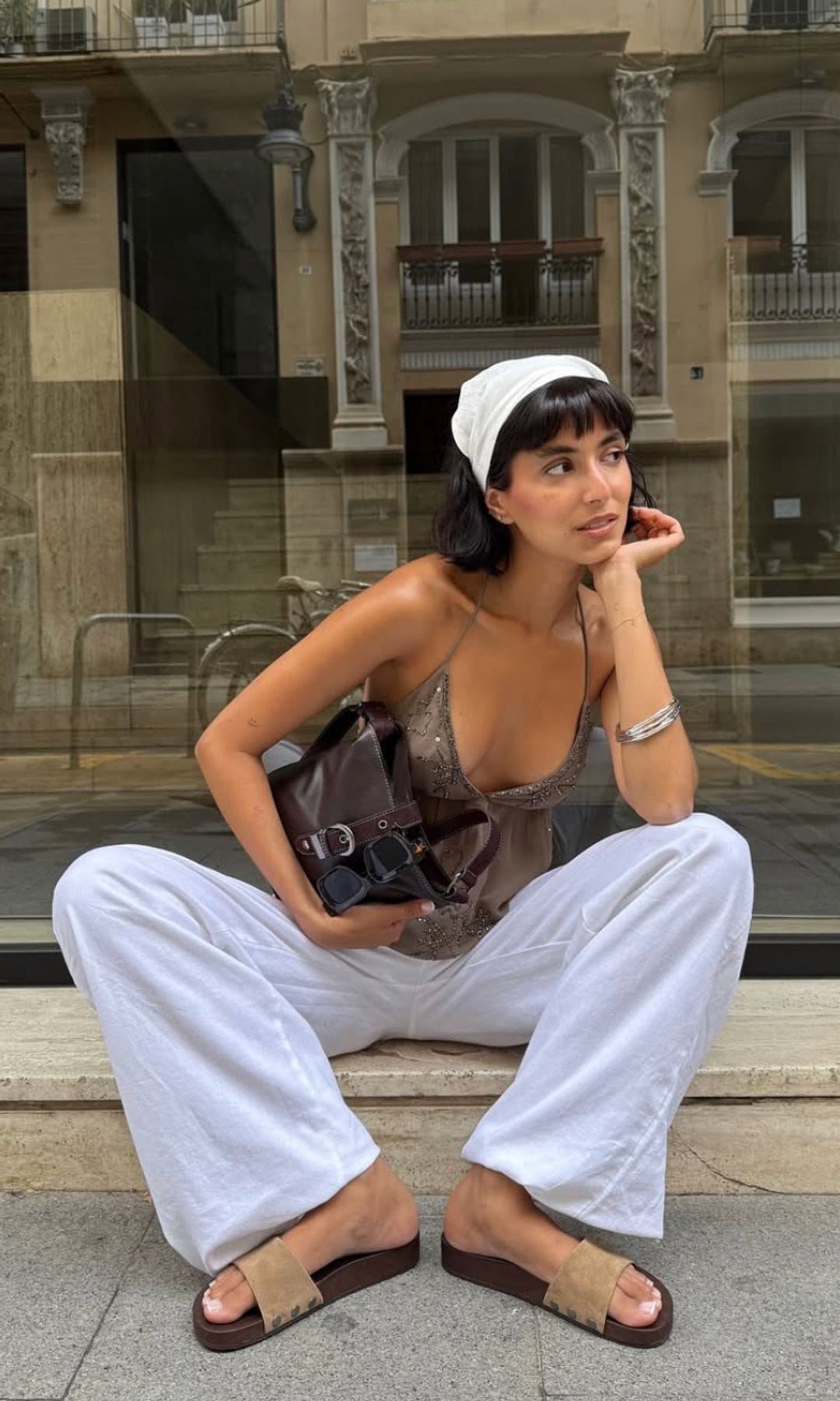 Cómo llevar pantalones de lino de lunes a domingo