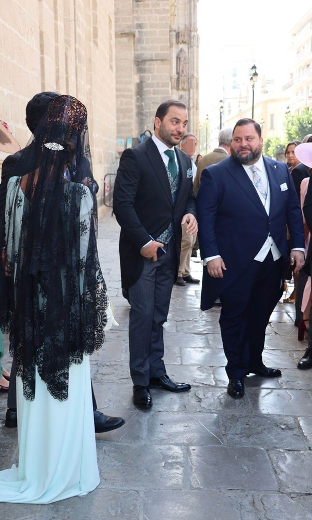 Antonio Tejado junto a su hermano Chema el día de su boda