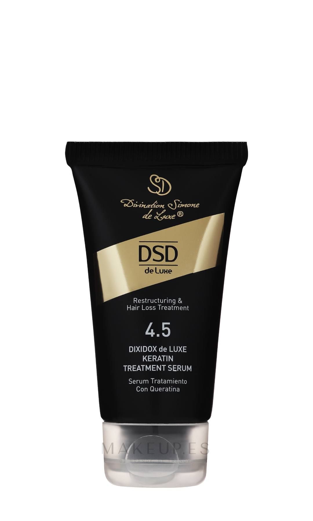 4.5 Dixidox de Luxe Serum Tratamiento con Queratina (37€), DSD de Luxe