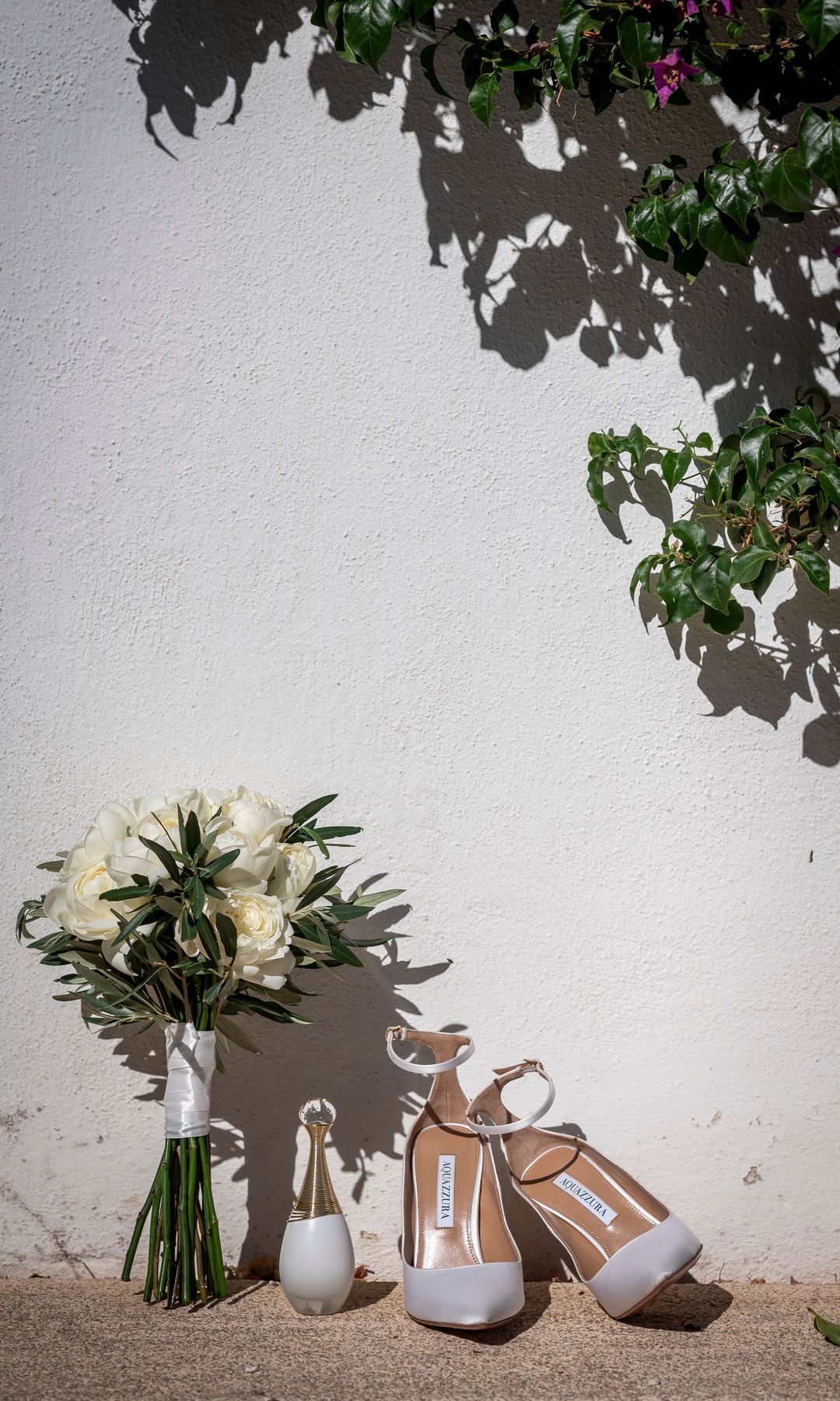 Ramo de novia blanco