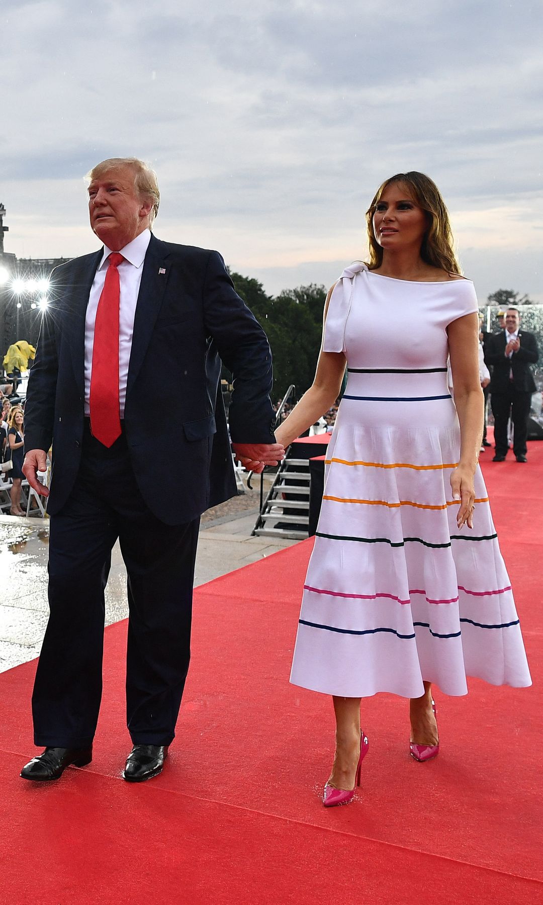 Melania Trump el 4 de julio de 2019