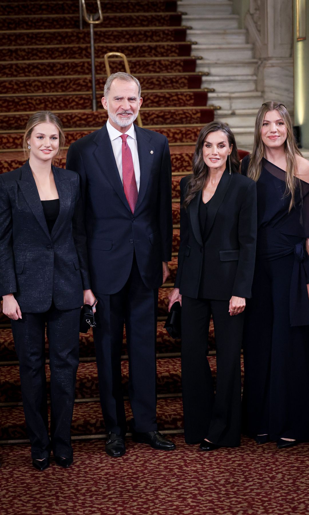 Toda la familia acudió al gran evento.