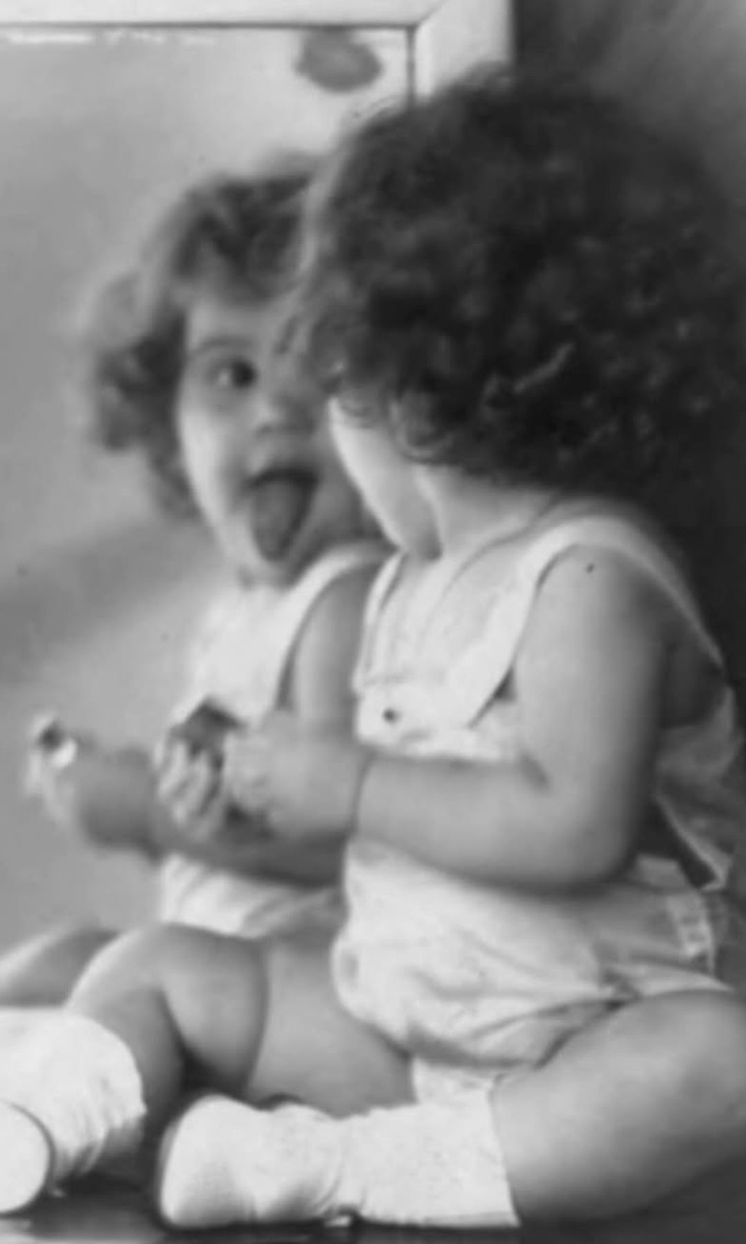 Imagen inédita de América, de niña