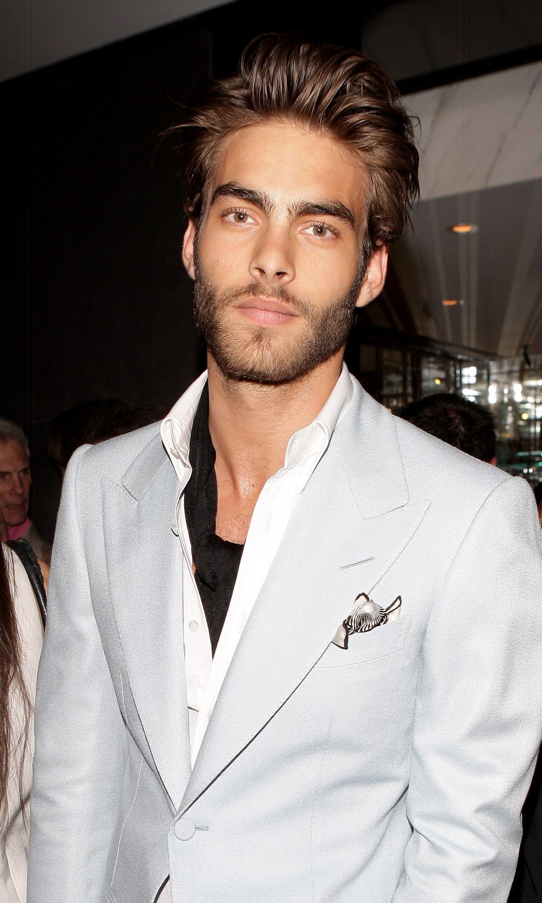 Jon Kortajarena en una fiesta de Tom Ford en junio de 2008 en Milán