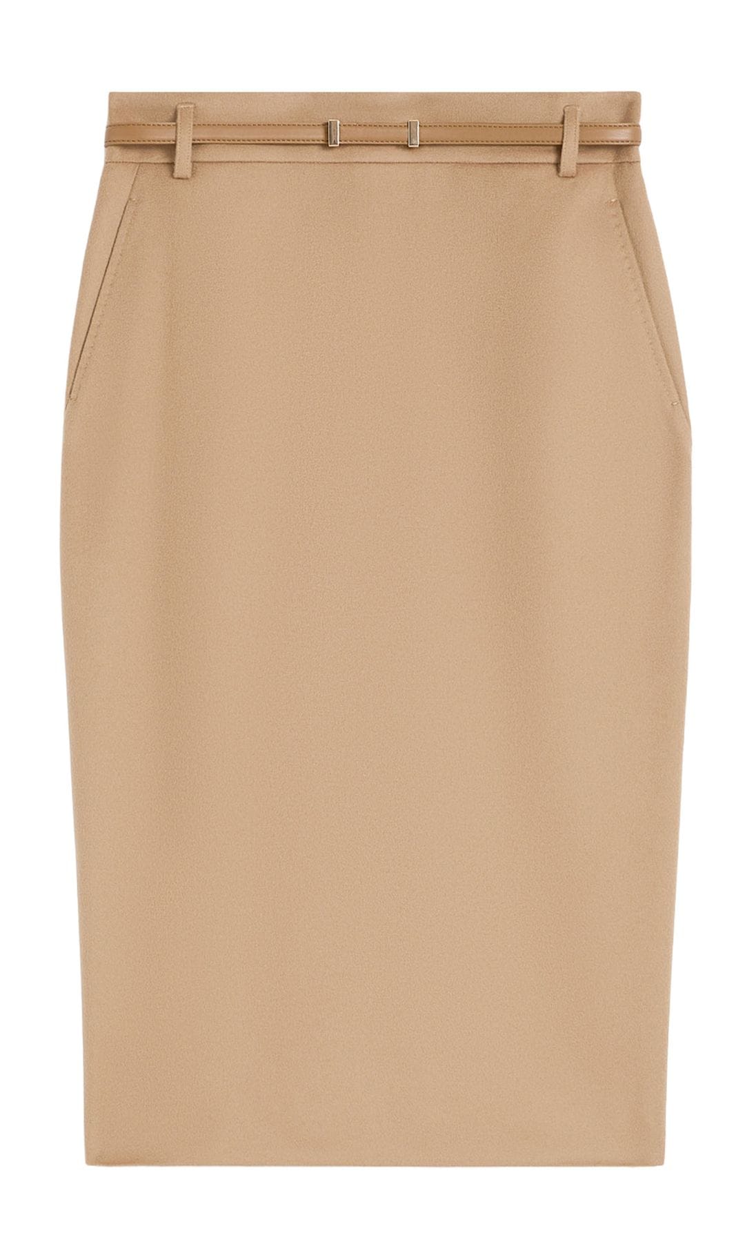 Falda con cinturón (309 €), de Max Mara