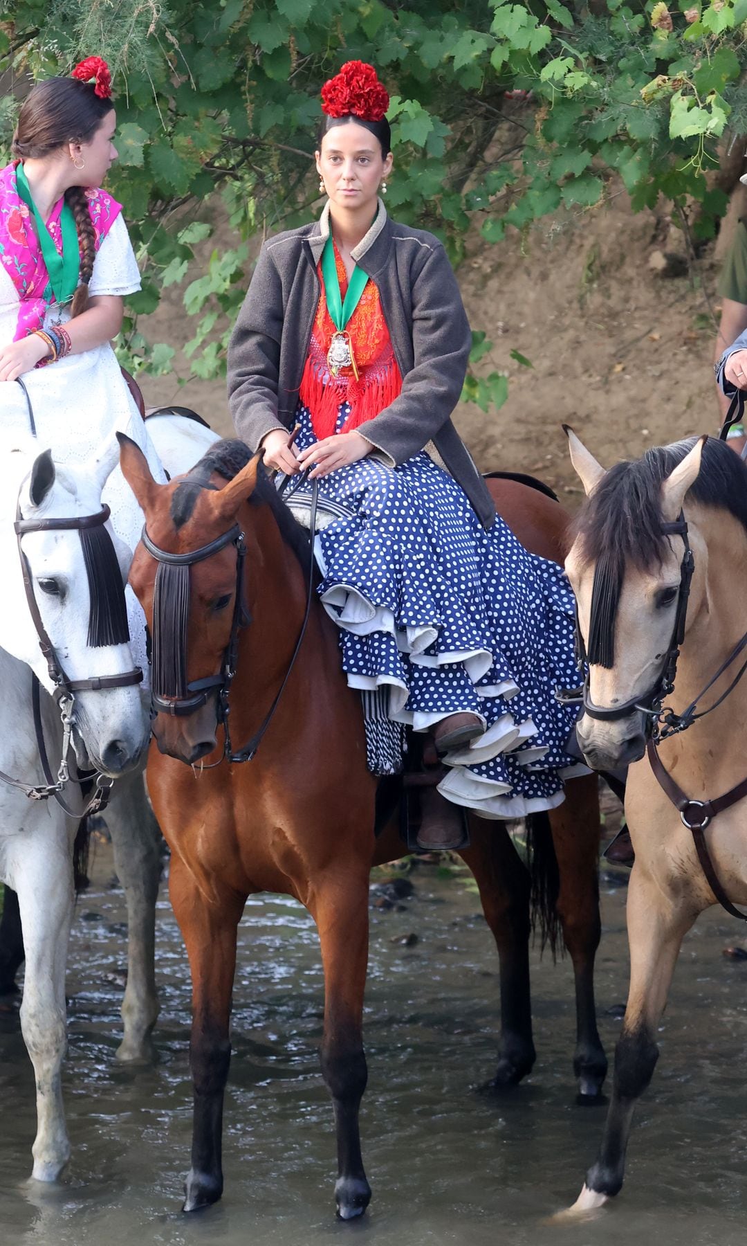 Victoria Federica durante la romería de El Rocío