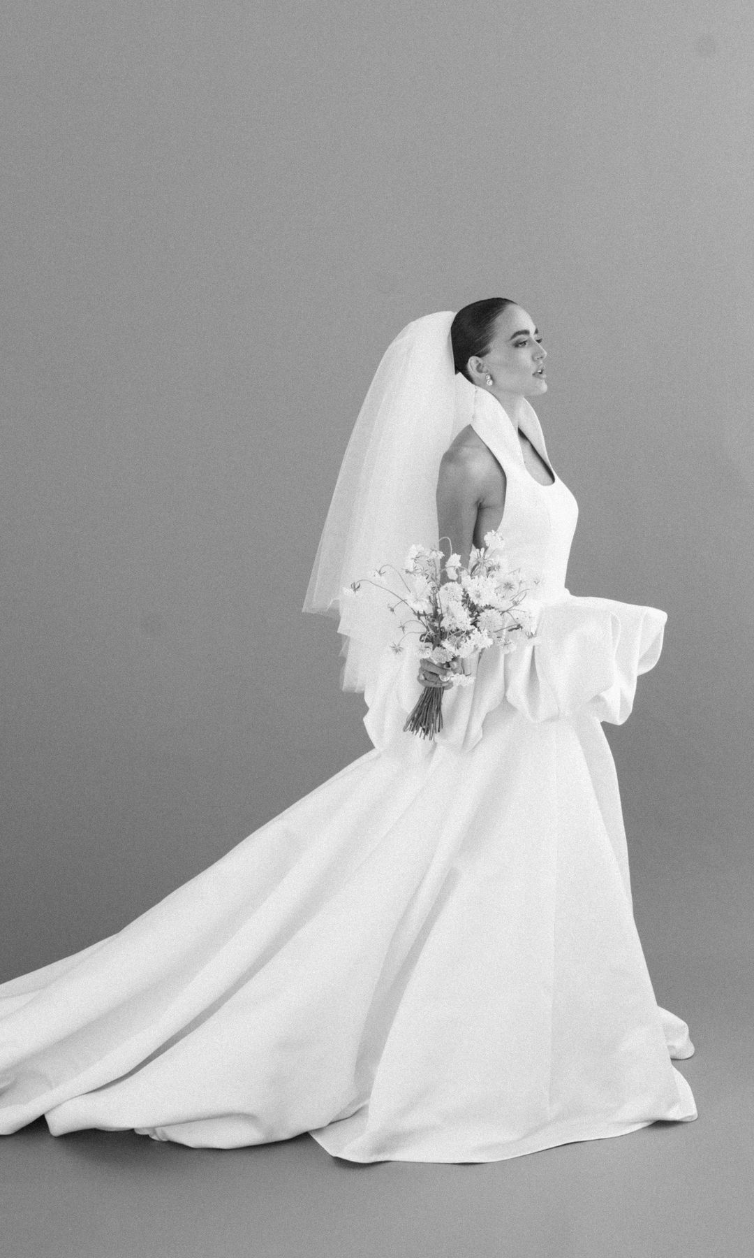 El vestido de novia de Natichu Alcántara para su boda en Málaga, un diseño de Baro Lucas