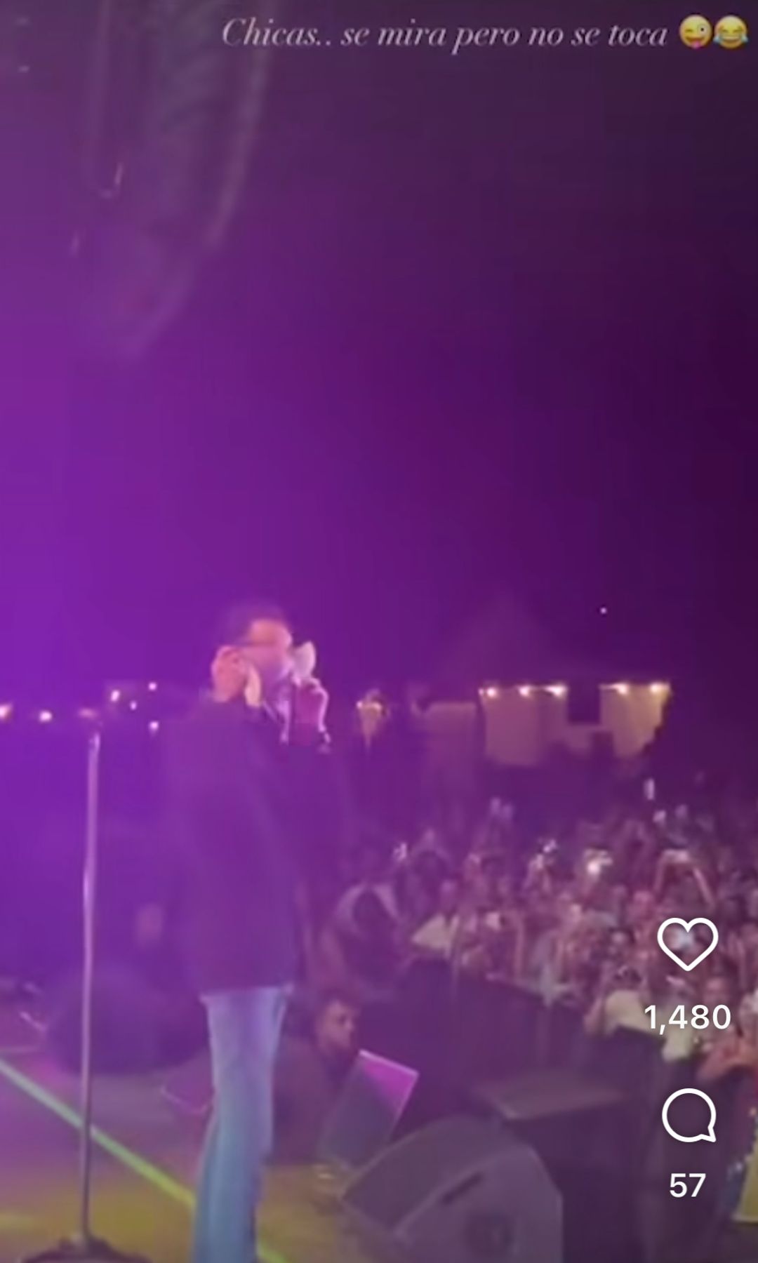 La jocosa advertencia de Nadia Ferreira a las fans de su esposo.