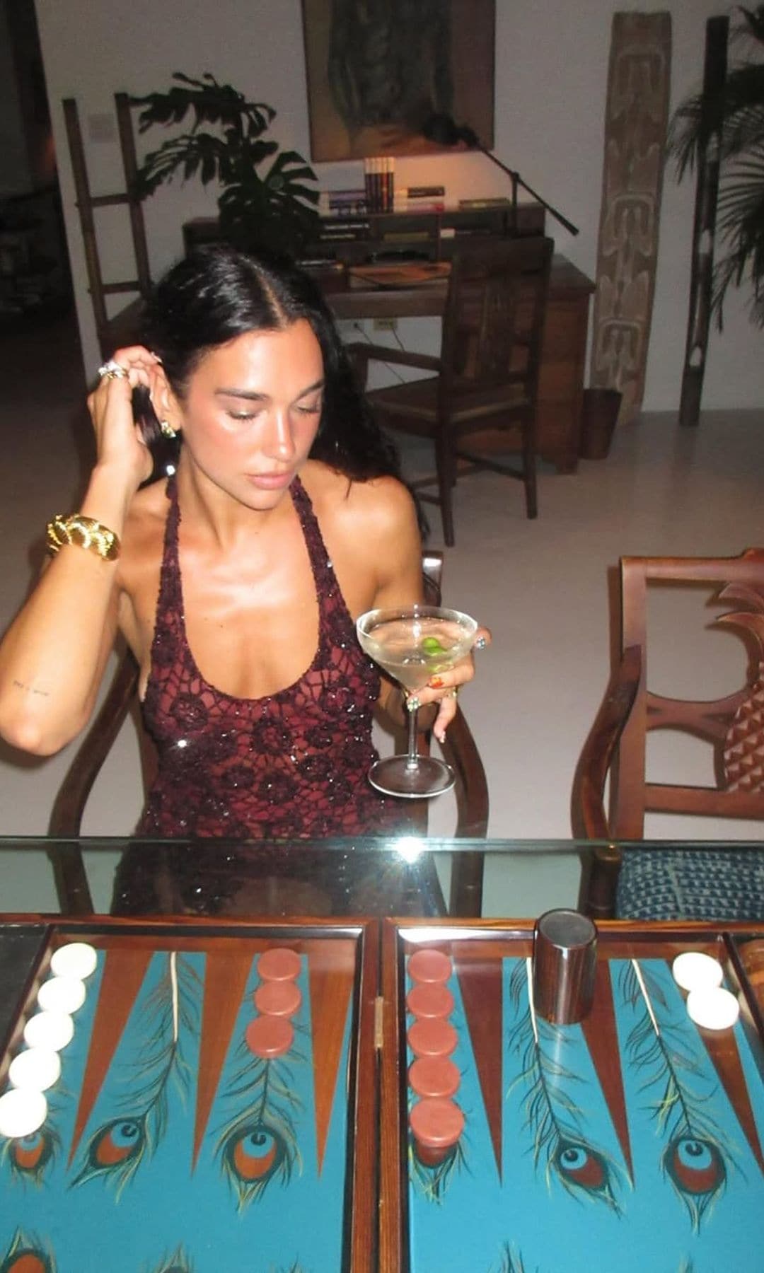 Dua Lipa celebrando su 30 cumpleaños
