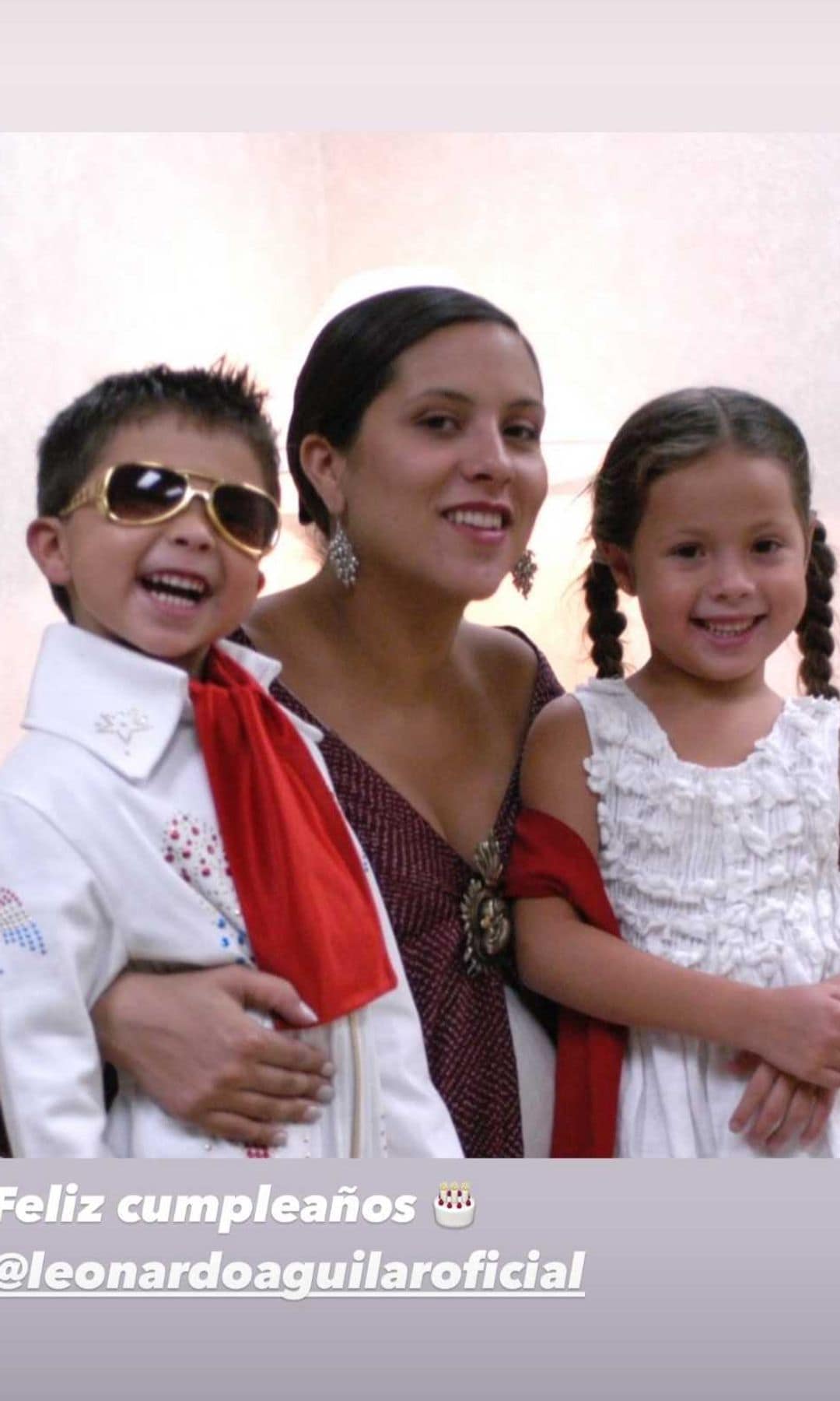 La felicitación de Aneliz a su hermano