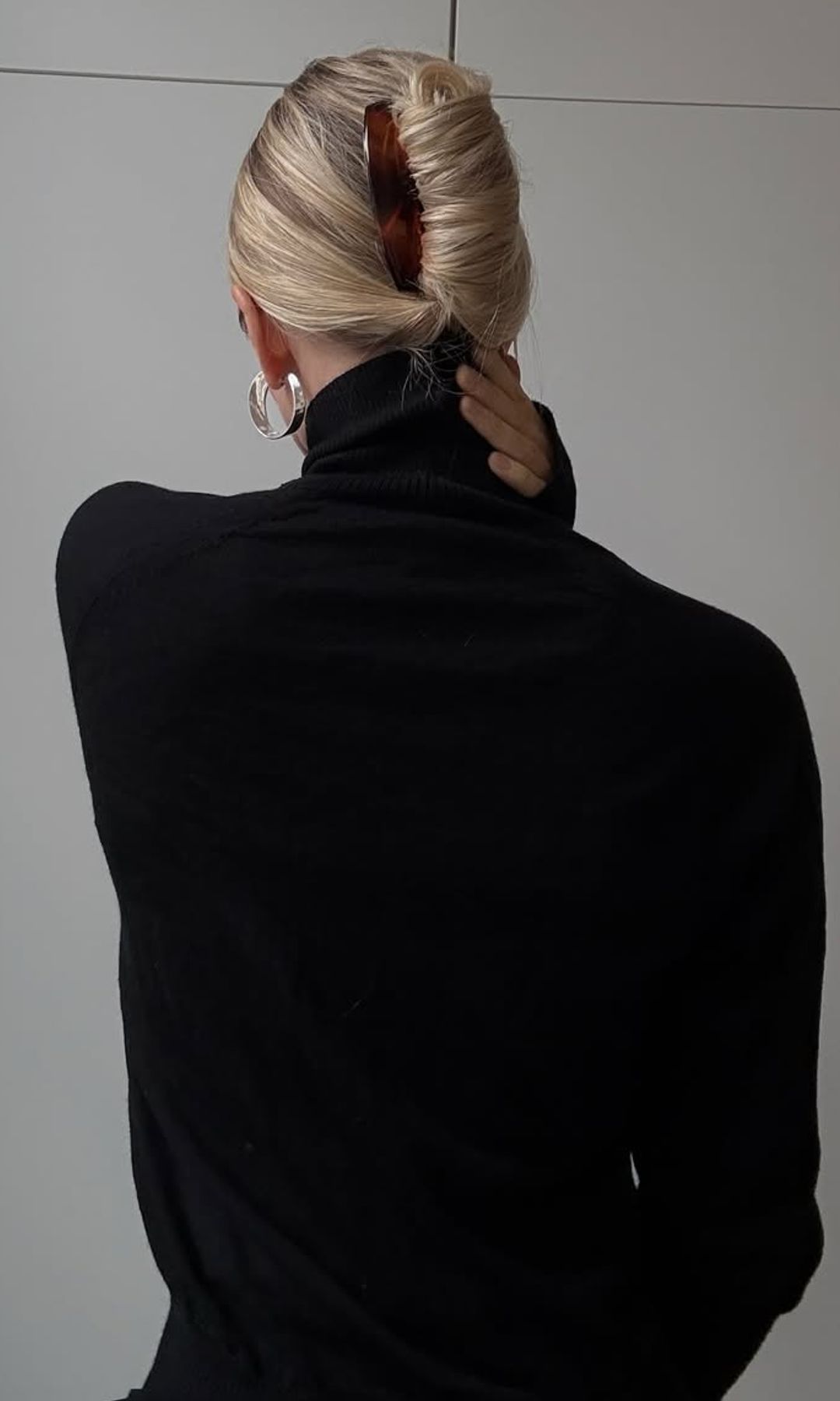 French twist pulido con peineta