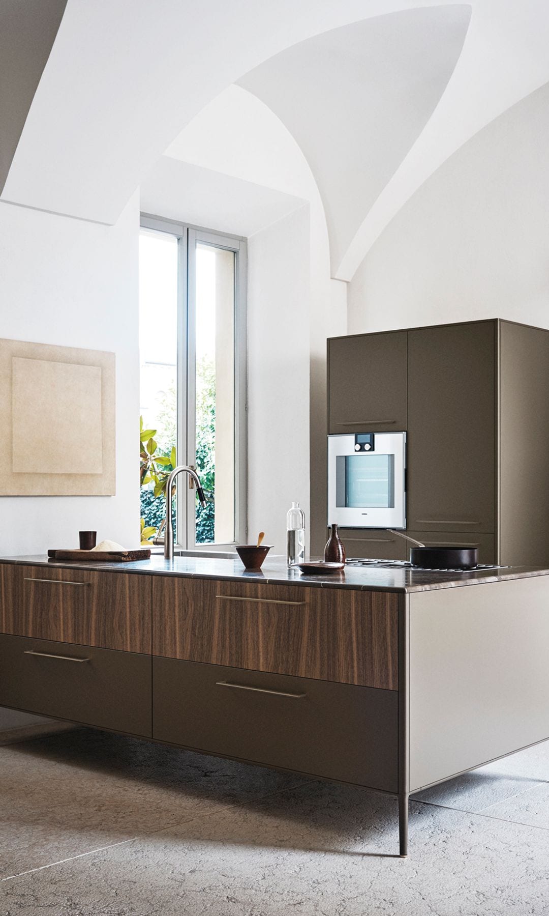 Cocina pequeña con isla