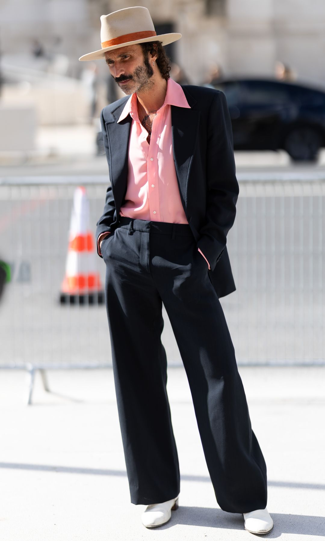 Leiva durante el desfile de Gabriela Hearst en el octavo día de la Paris Fashion Week Otoño/Invierno 2026/2027, celebrado el 9 de marzo de 2026 en París, Francia