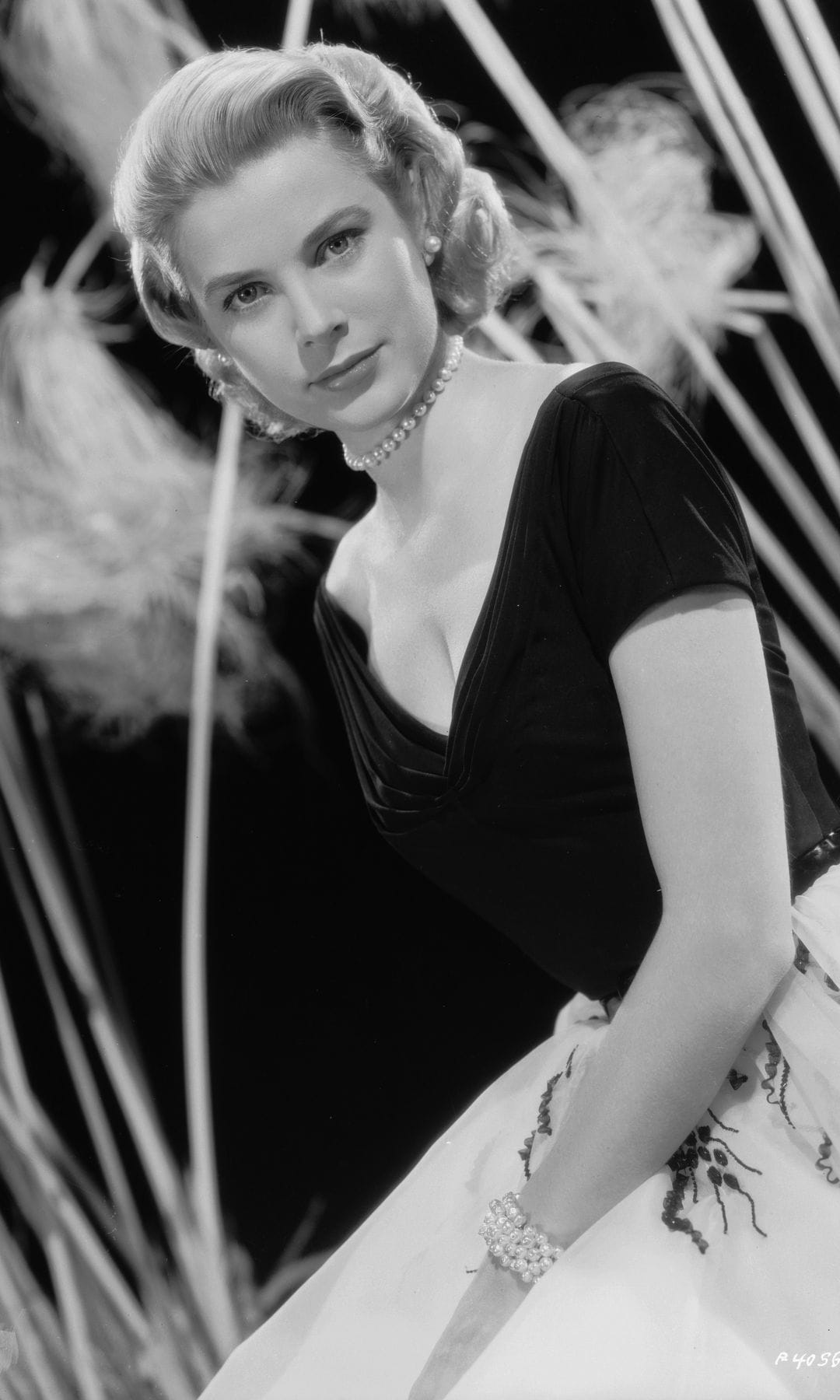 La princesa Grace en un 1954