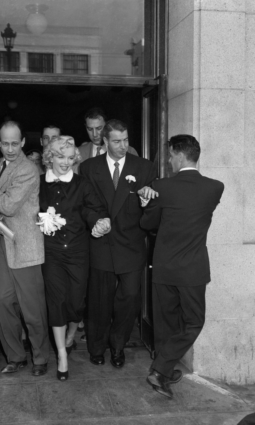 Boda de Joe DiMaggio y Marilyn Monroe