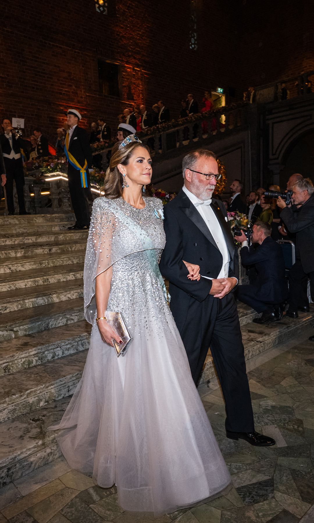 Magdalena de Suecia en el banquete de los Premios Nobel 2025