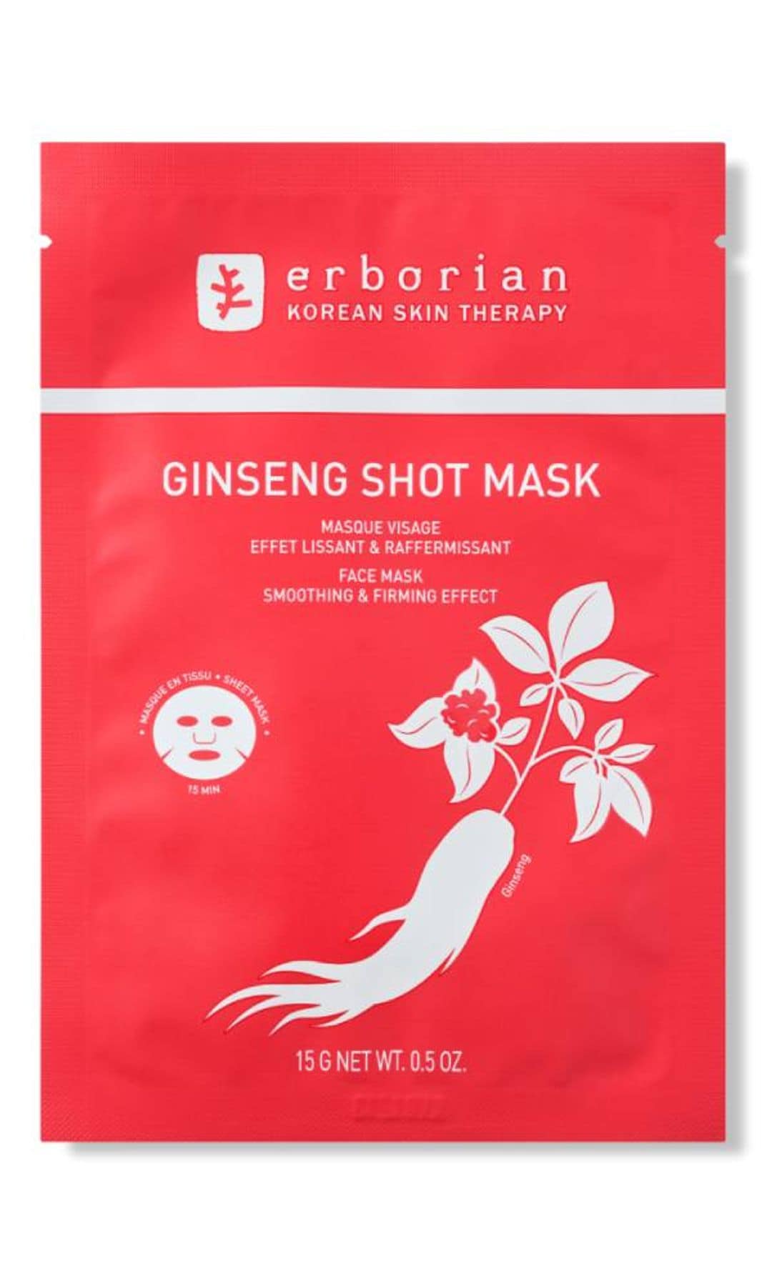 Ginseng Shot Mask (7,50€), Erborian