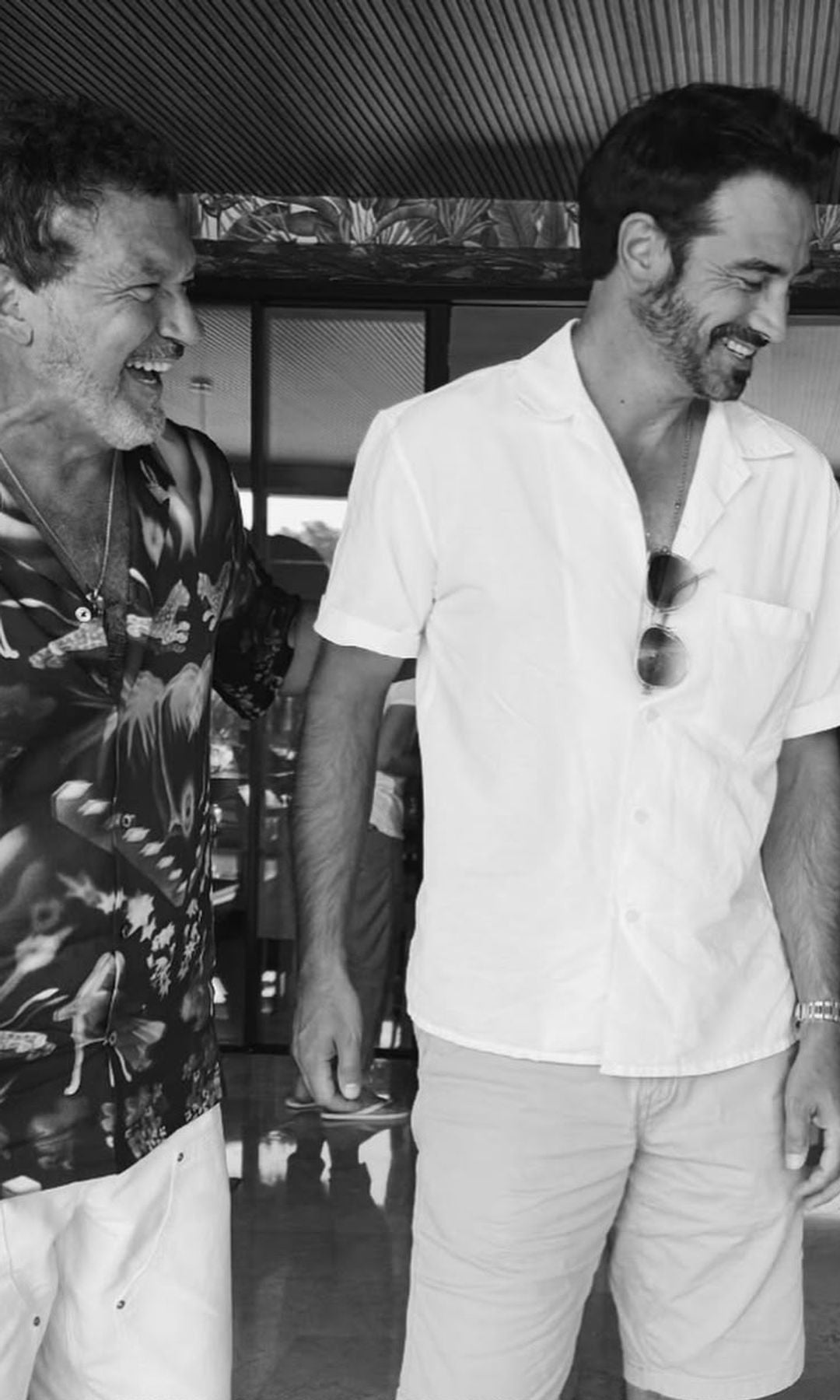 Frédéric Lerner y Antonio Banderas 
