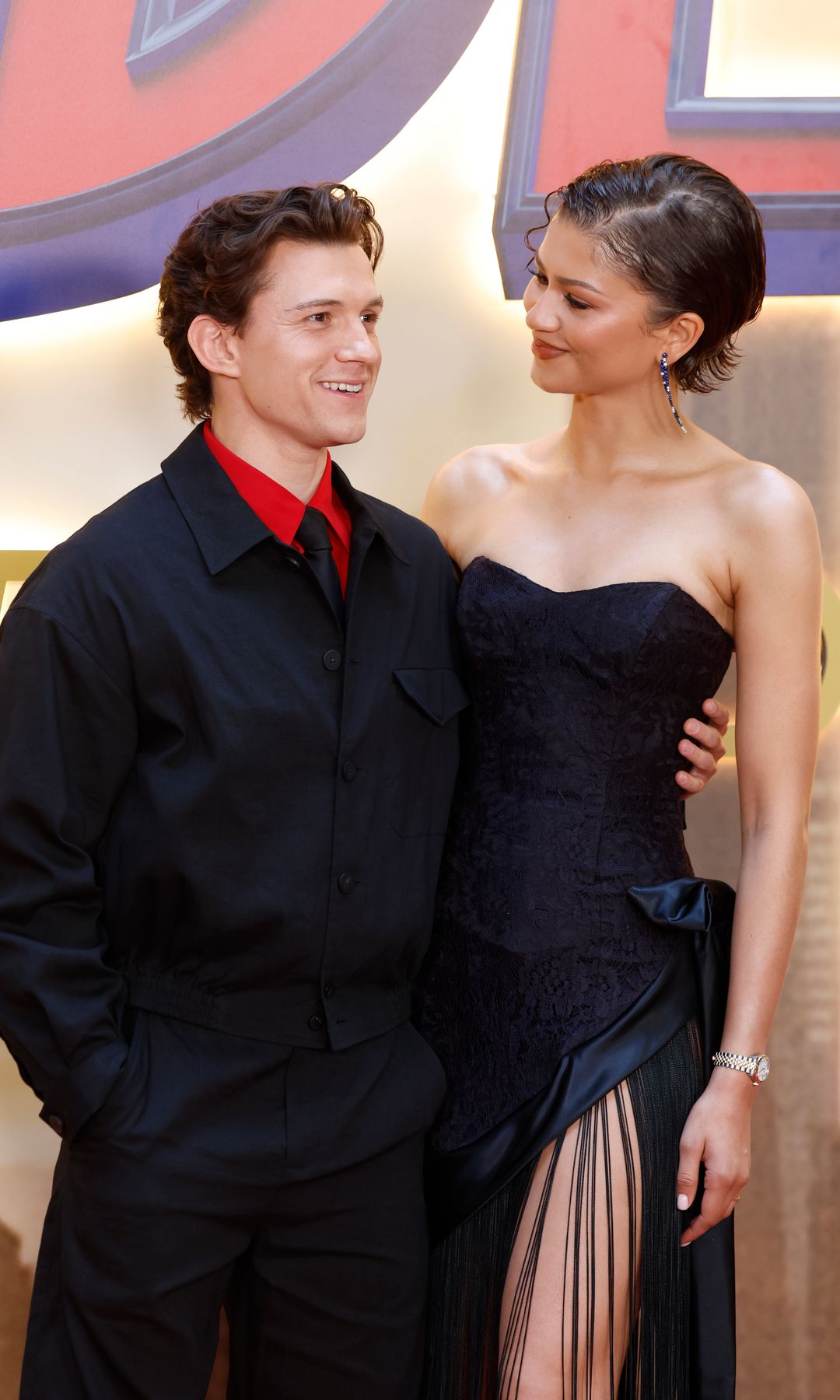 Los actores Zendaya y Tom Holland en la sesión fotográfica de la película «Spider-Man: Un nuevo comienzo» en Madrid, el lunes 15 de junio de 2026.
