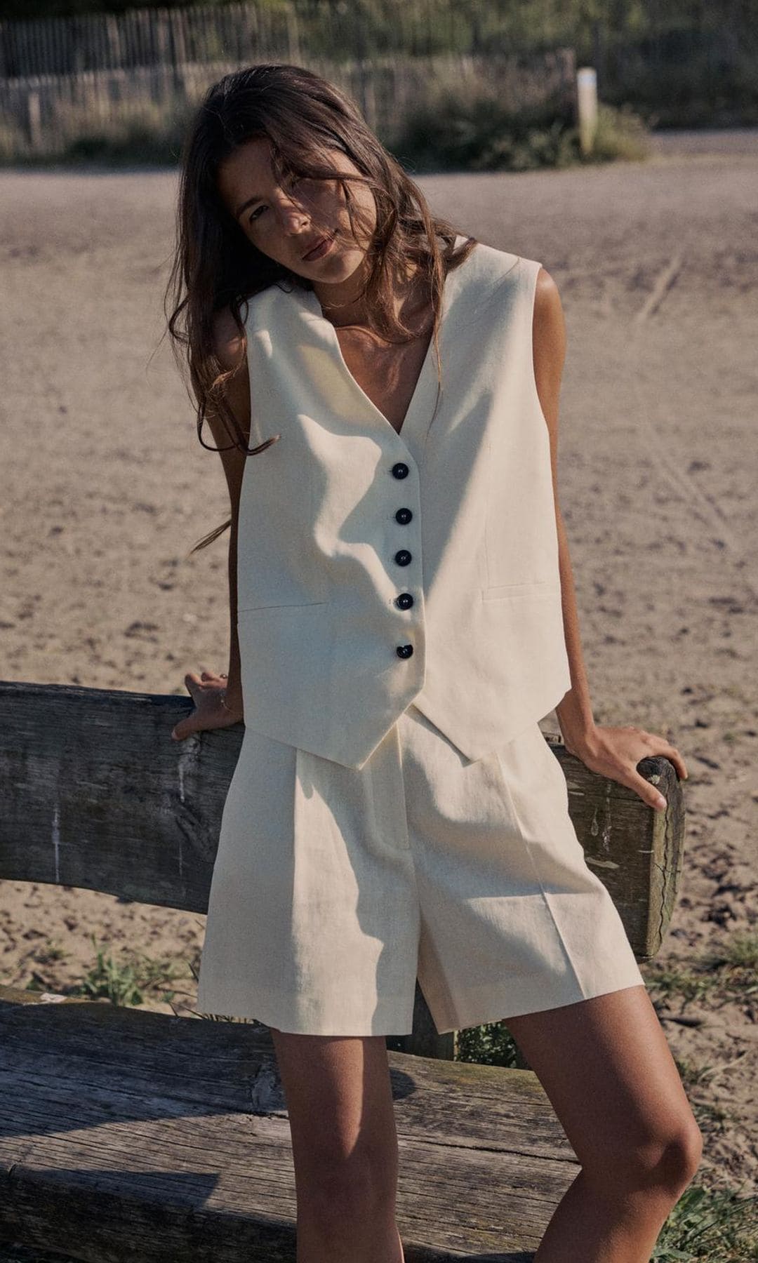 Total look de lino de Zara