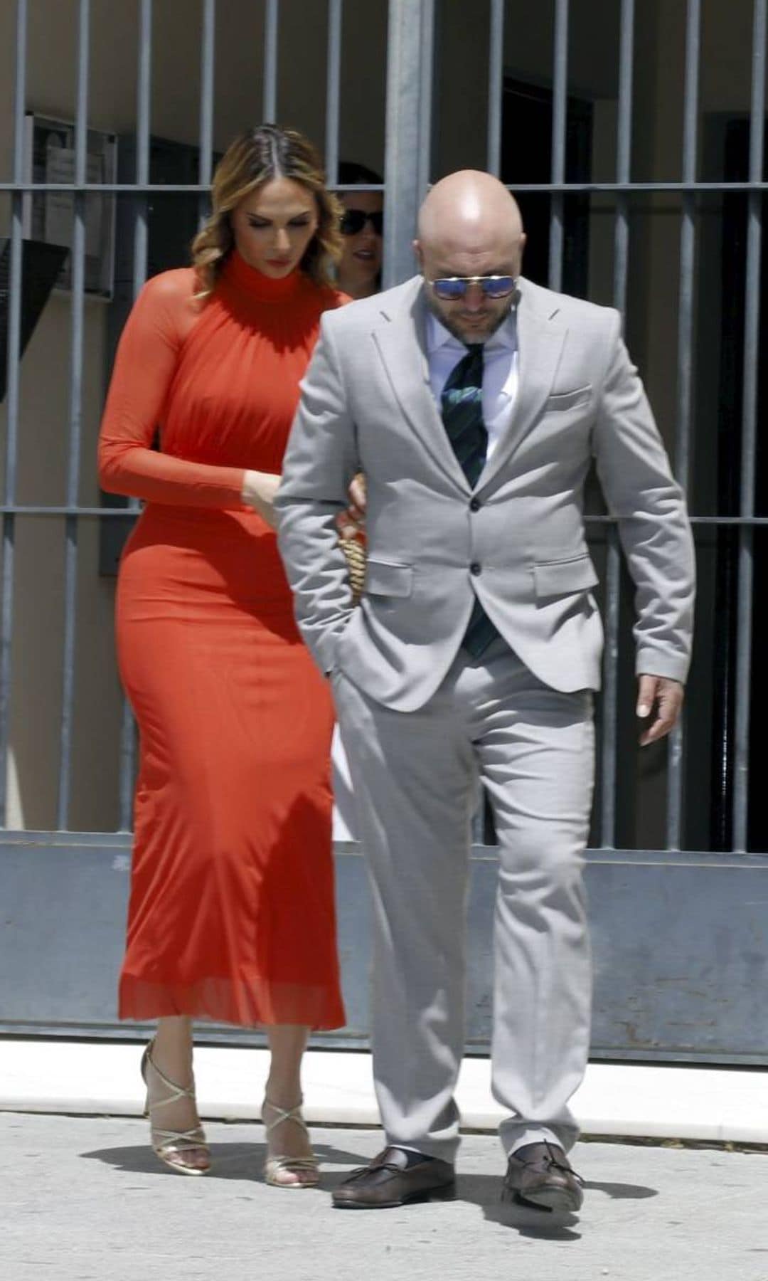 Irene Rosales en la comunión de su hija Ana en Sevilla