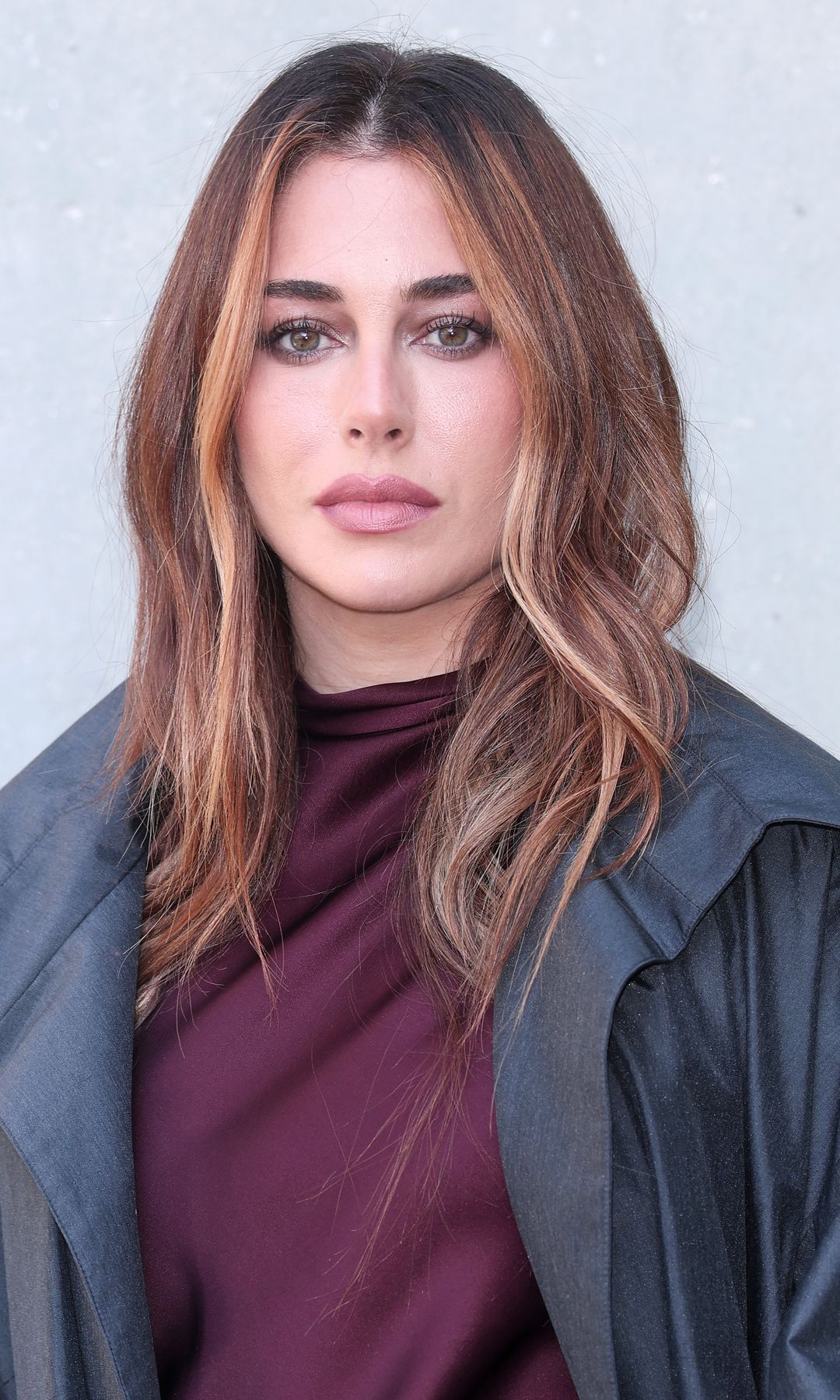 MILAN, ITALY - SEPTEMBER 27: Blanca Suárez attends the Giorgio Armani fashion show during the Milan Fashion Week - Womenswear Spring/Summer 2027 on September 27, 2026 in Milan, Italy
