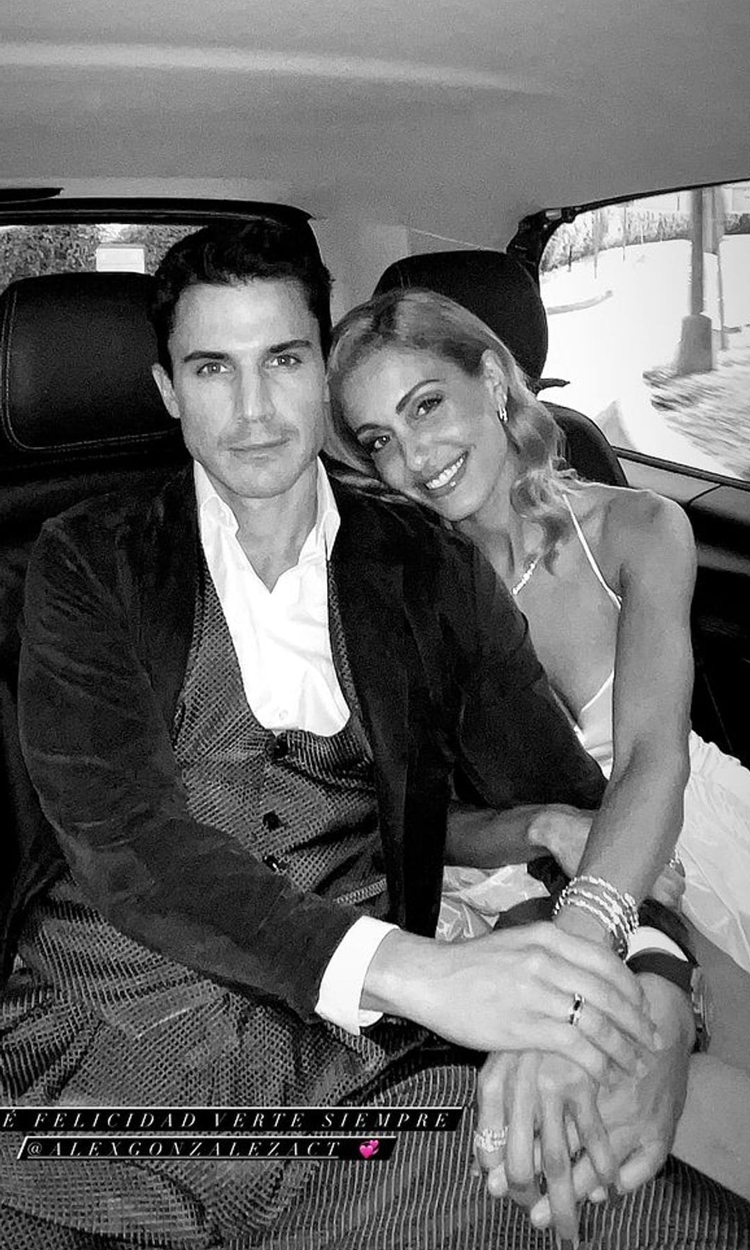 Álex González e Hiba Abouk