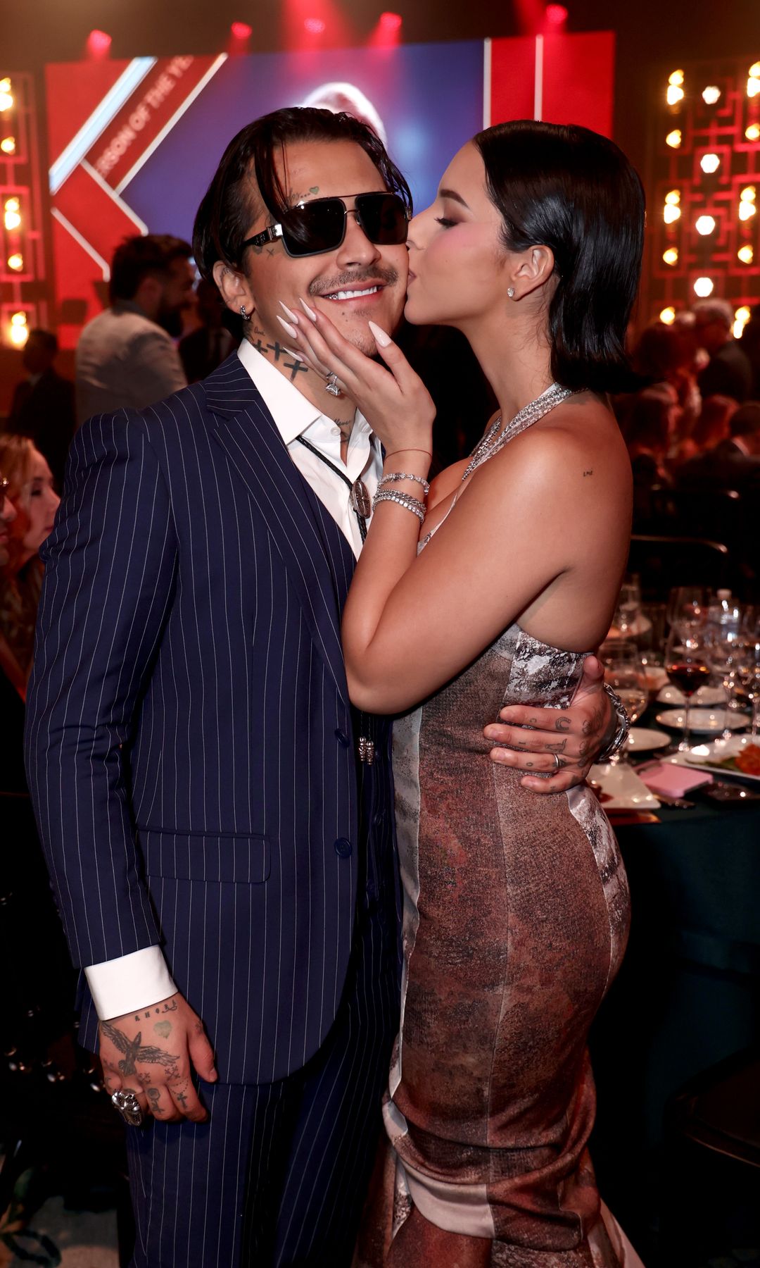 Ángela y Christian una noche antes de los Latin Grammys