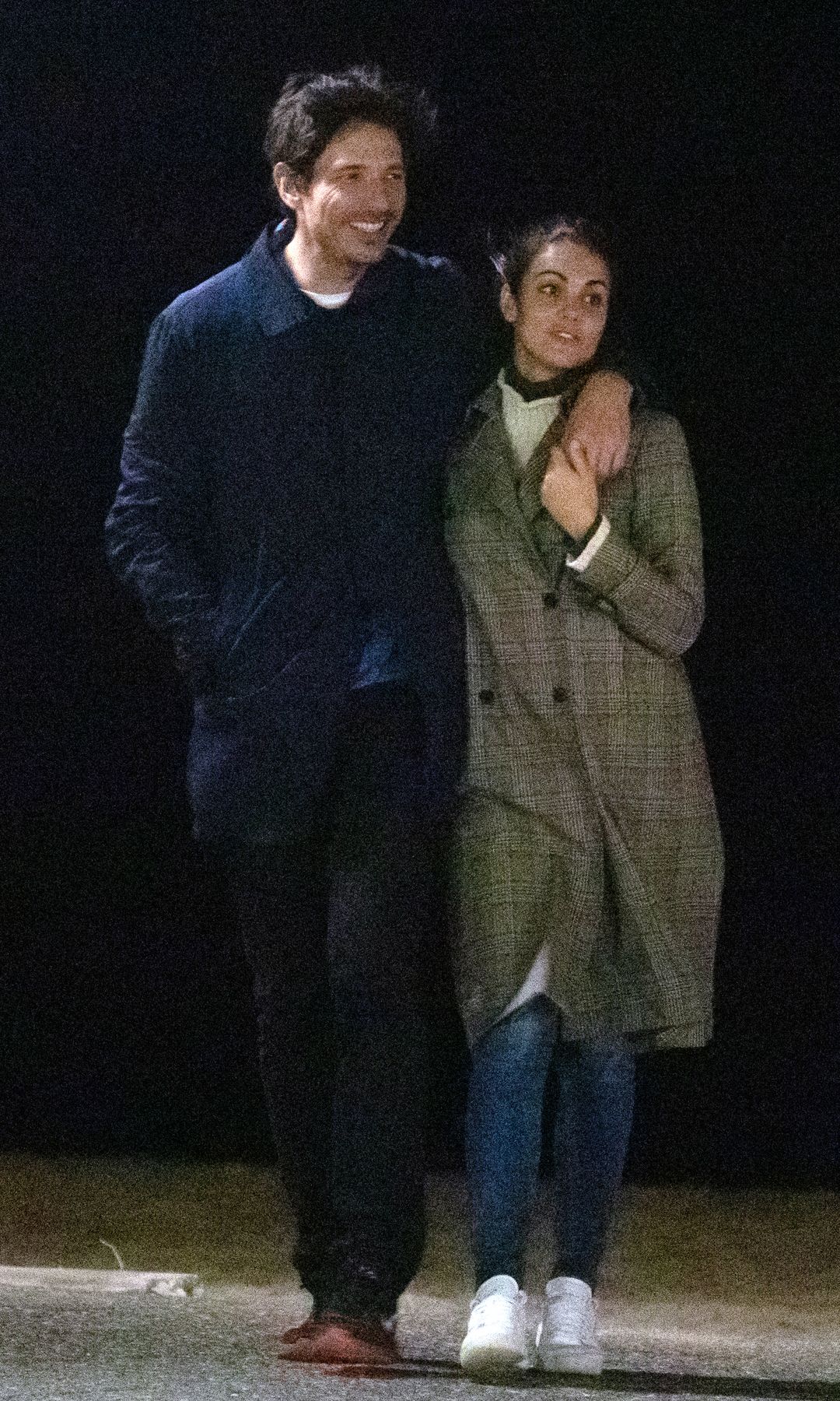 Lara Álvarez y Andrés Velencoso en Tossa de Mar, Girona, el 30 de noviembre de 2019
