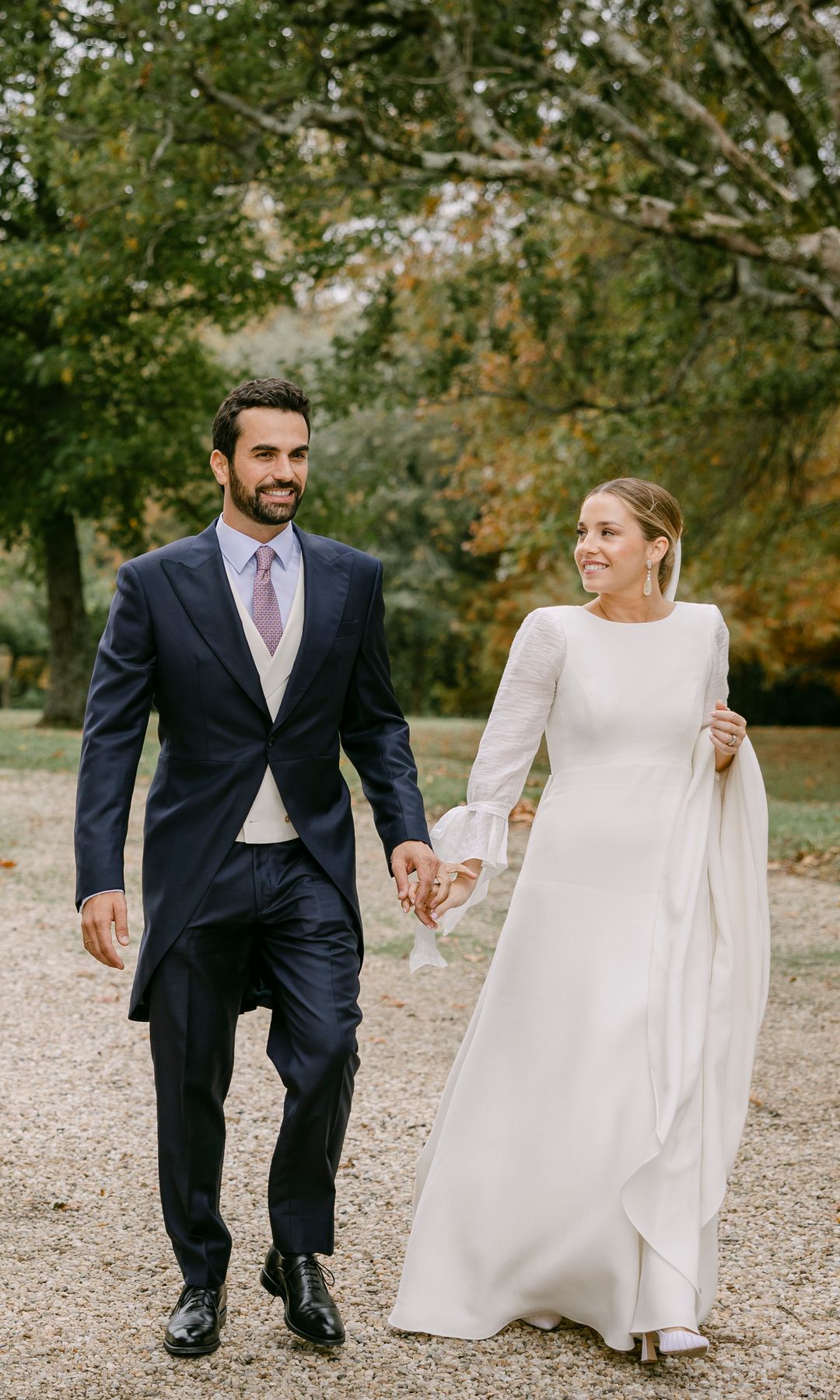 La boda en San Sebastián de Ainhoa con vestido de María Gadea