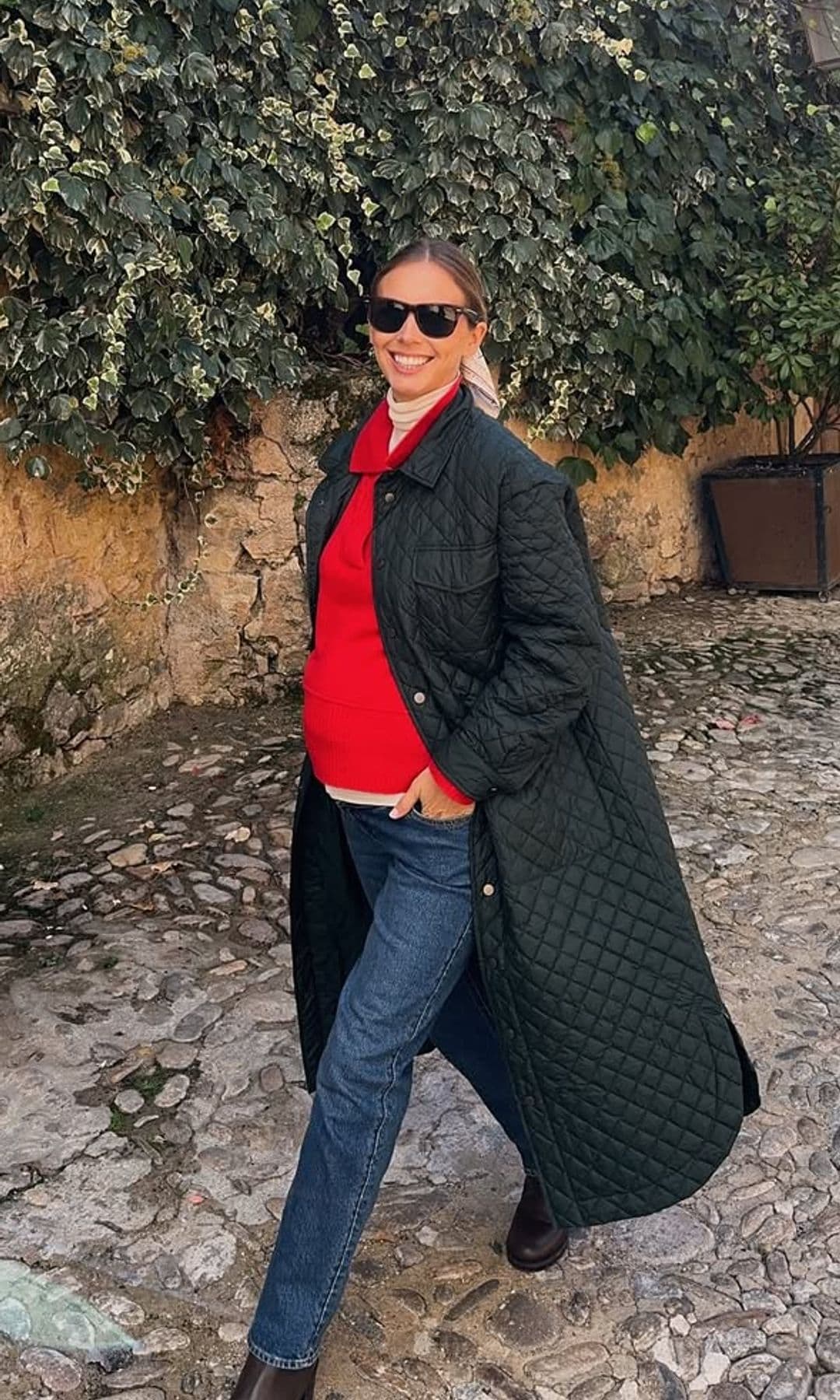Lucía Bárcena de finde familiar en la recta final de su embarazo