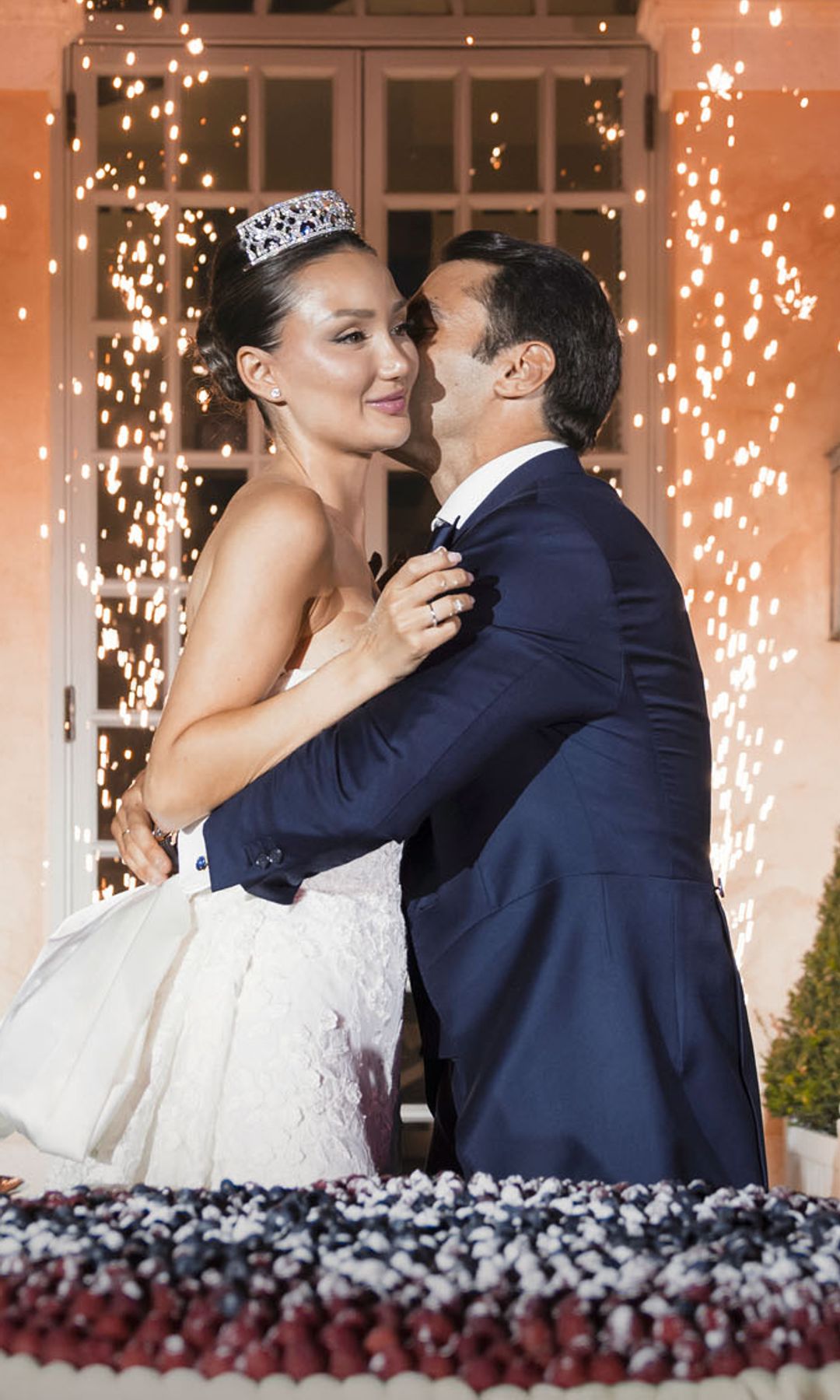 Carlota Cortina el día de su boda