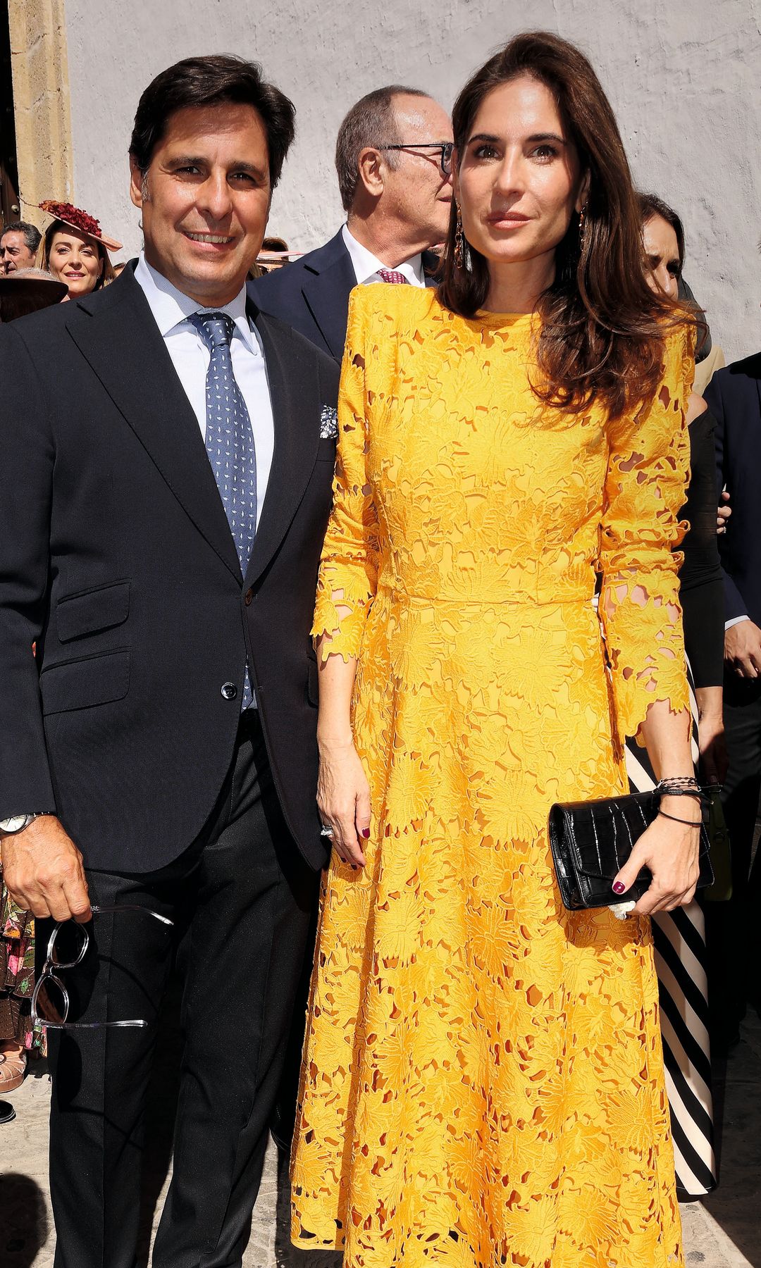 Su hermana, Lourdes Montes, con Francisco Rivera.
