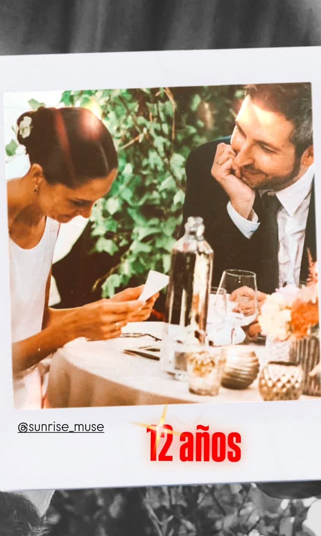 Frank Blanco recuerda su boda con fotos inéditas y un mensaje que emociona