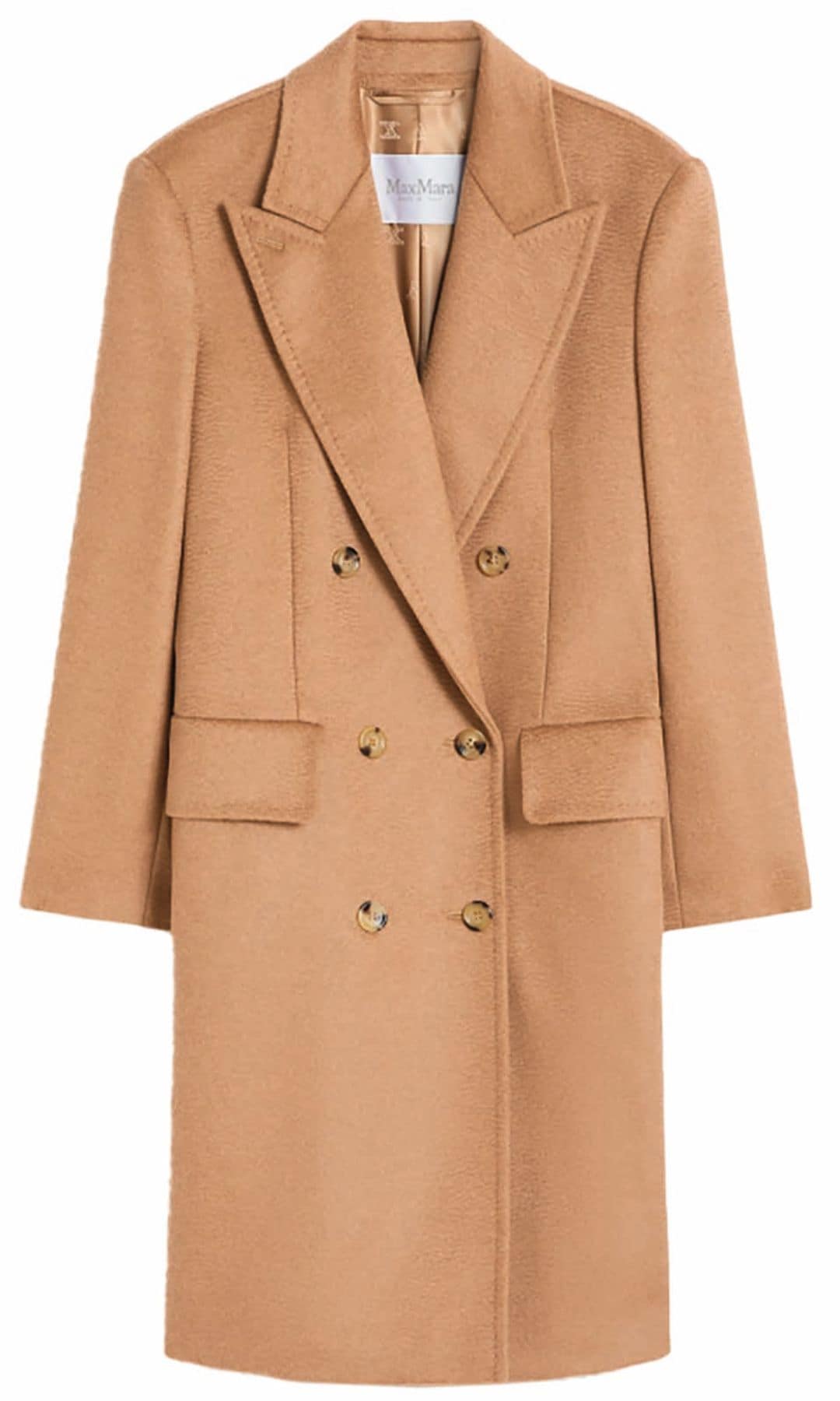 Abrigo cámel (1.939 €), de Max Mara