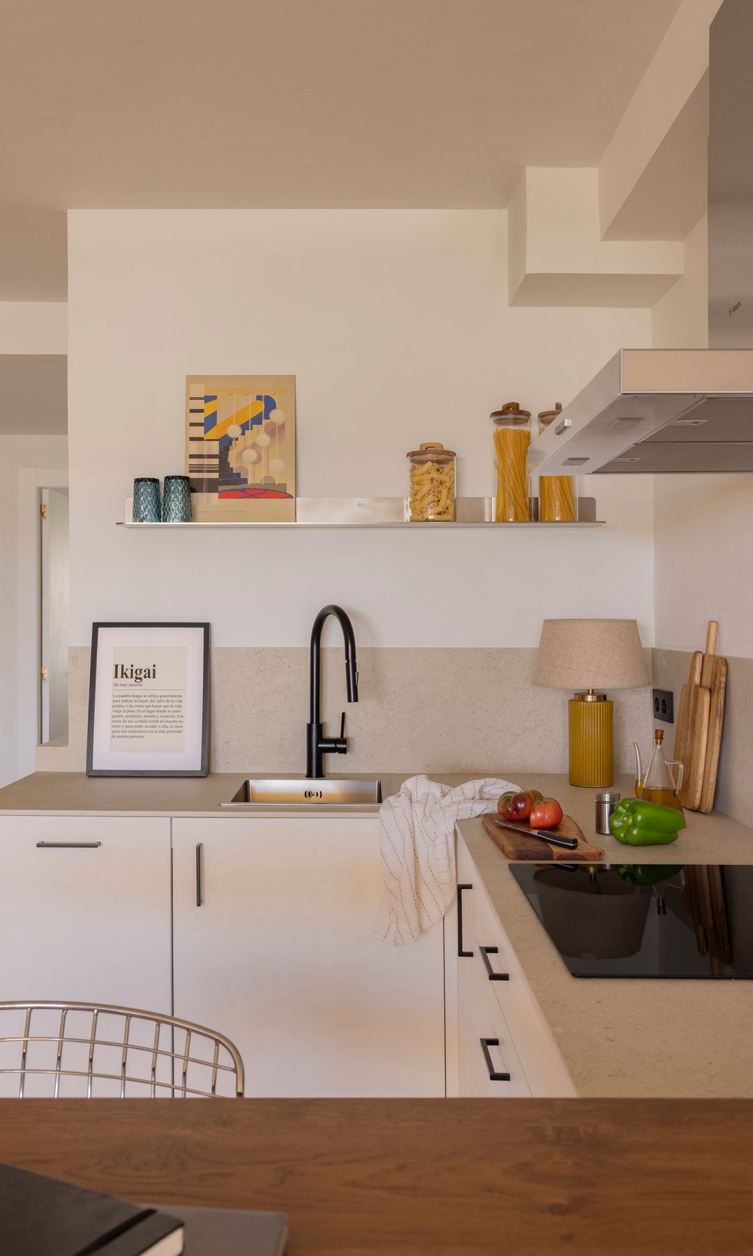 Cocina pequeña, diseño de Jorba Design Studio