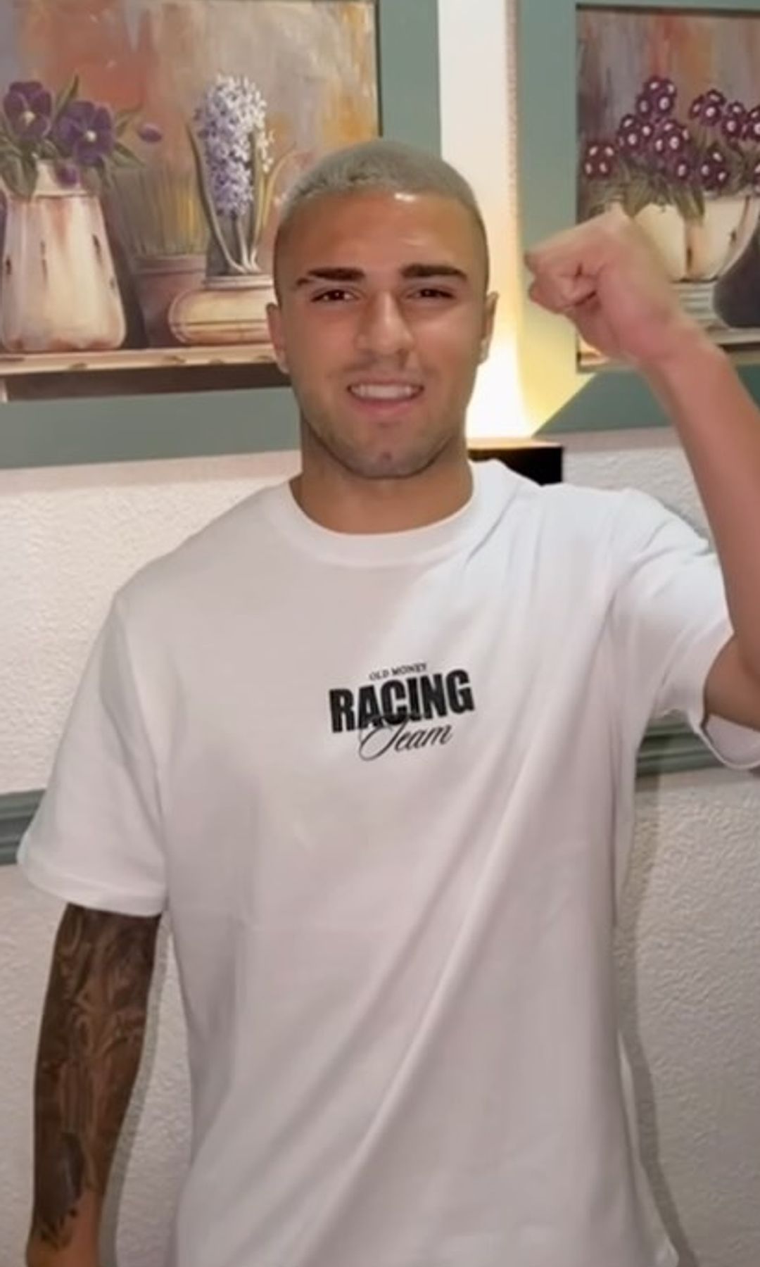 Pablo García ya ha saludado a los seguidores del Racing de Santander, su nuevo equipo